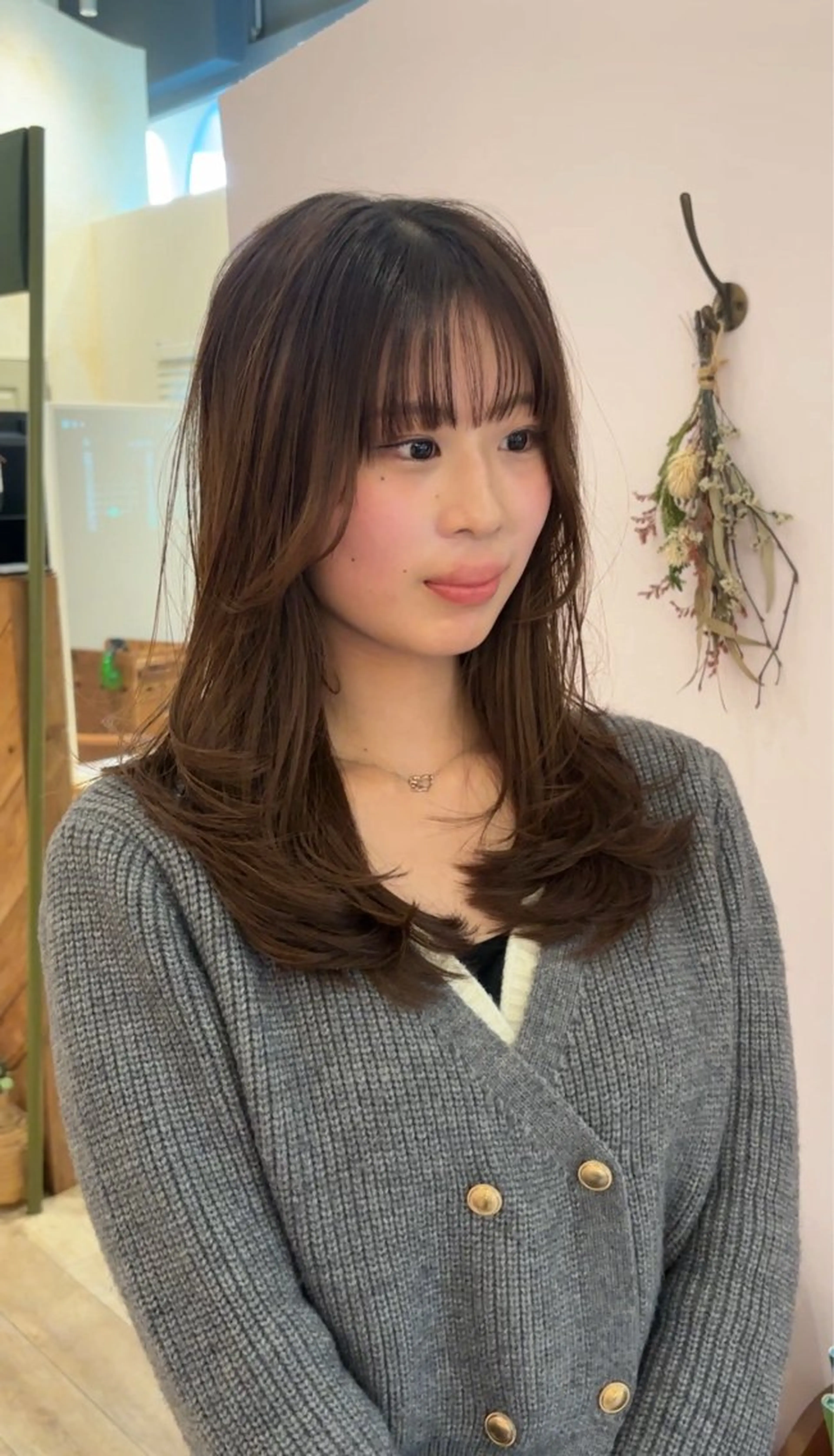 ロング カラー レイヤーカット カット ヘアカラー トリートメント レイヤーカット✨ 艶髪藤野のヘアスタイル