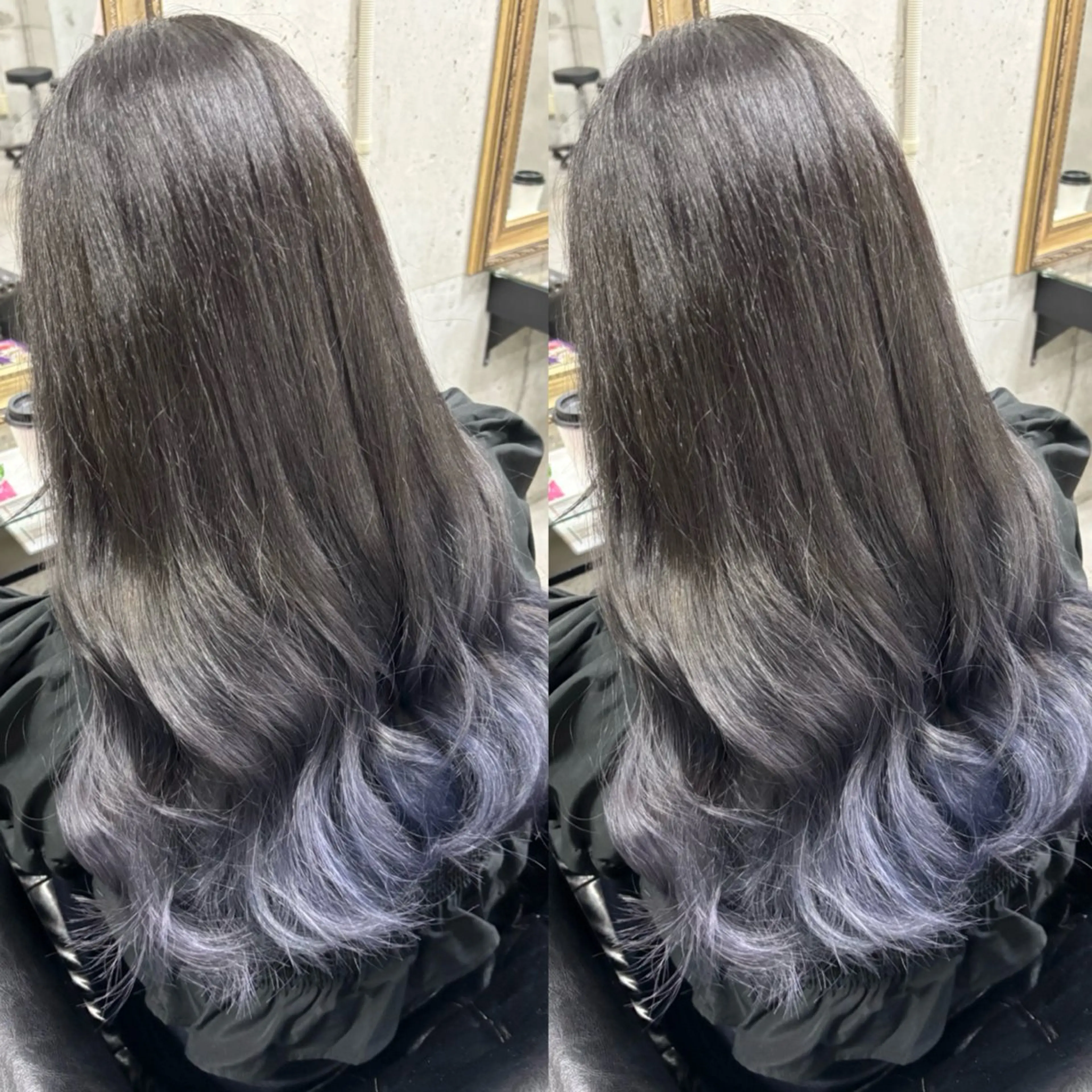 【さりげなくお洒落に💎グラデーション.裾カラー💎】ケアブリーチ+カラー+ダメージ補修トリートメントの写真