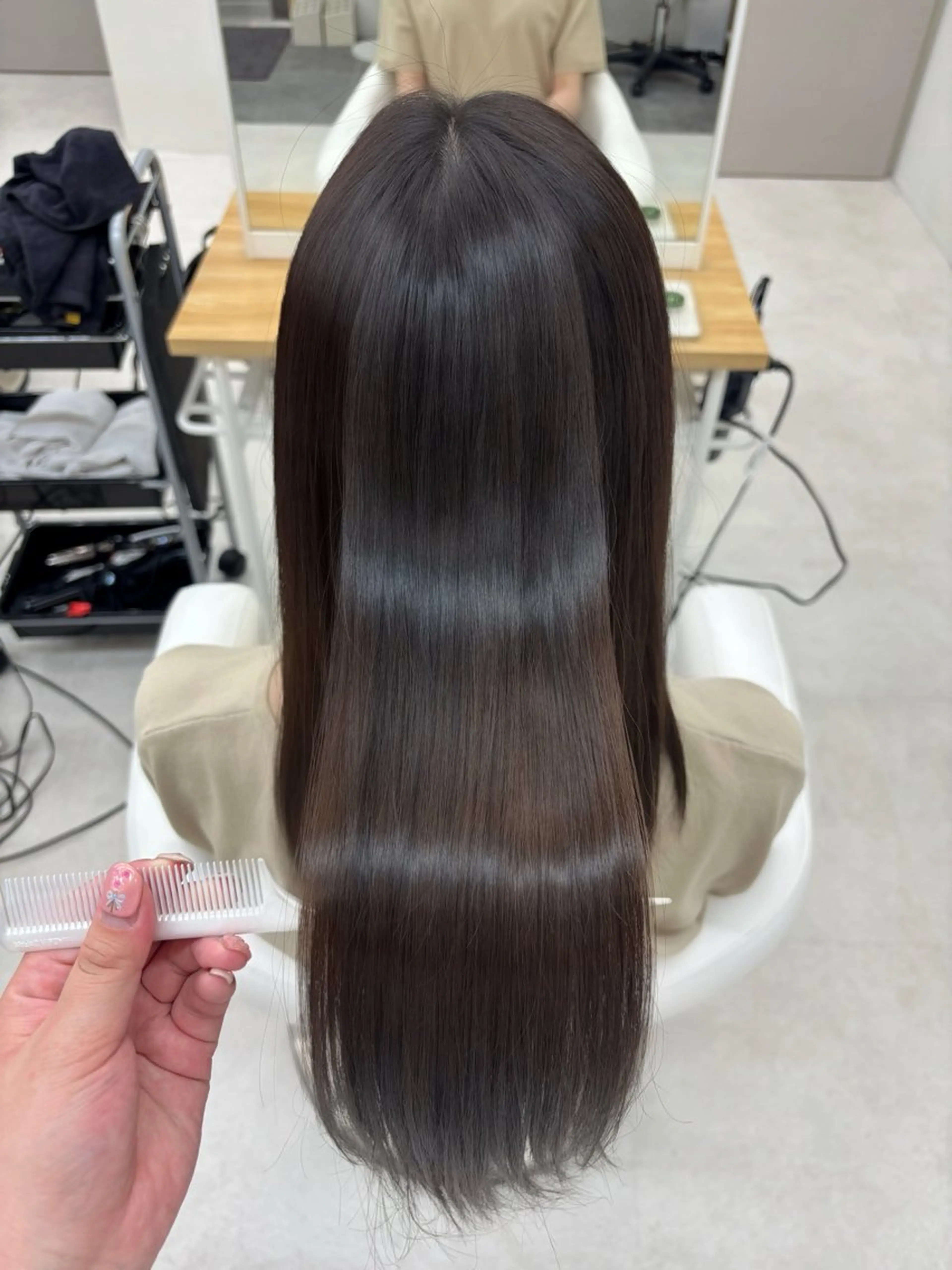 【朝限定☀️】プレミアムケラチントリートメント🫧✨️➕コテ巻きセット✨️の写真