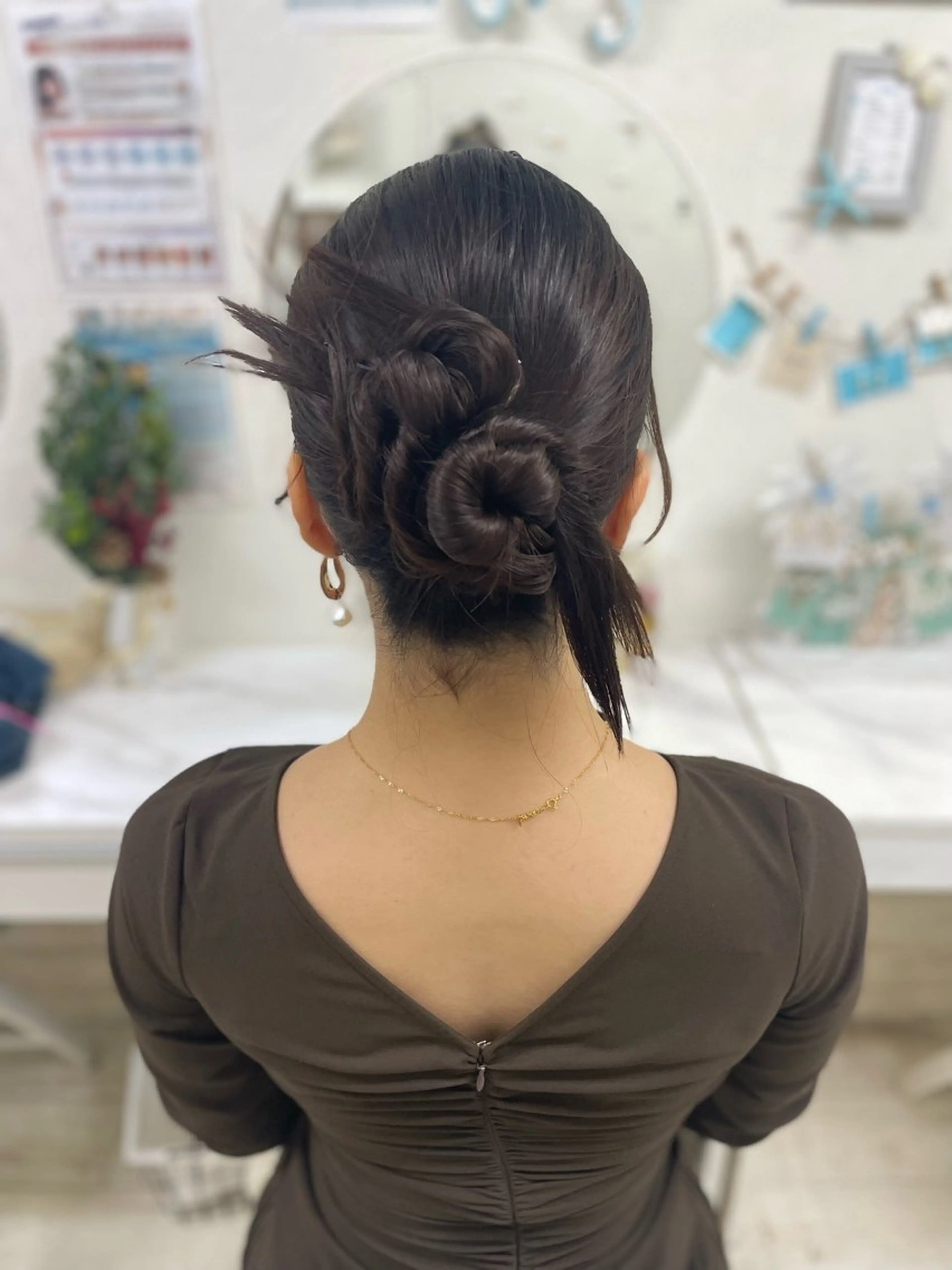 ロング 卒業式のヘアスタイル ヘアセット 六本木/ヘアセット /maiのヘアスタイル