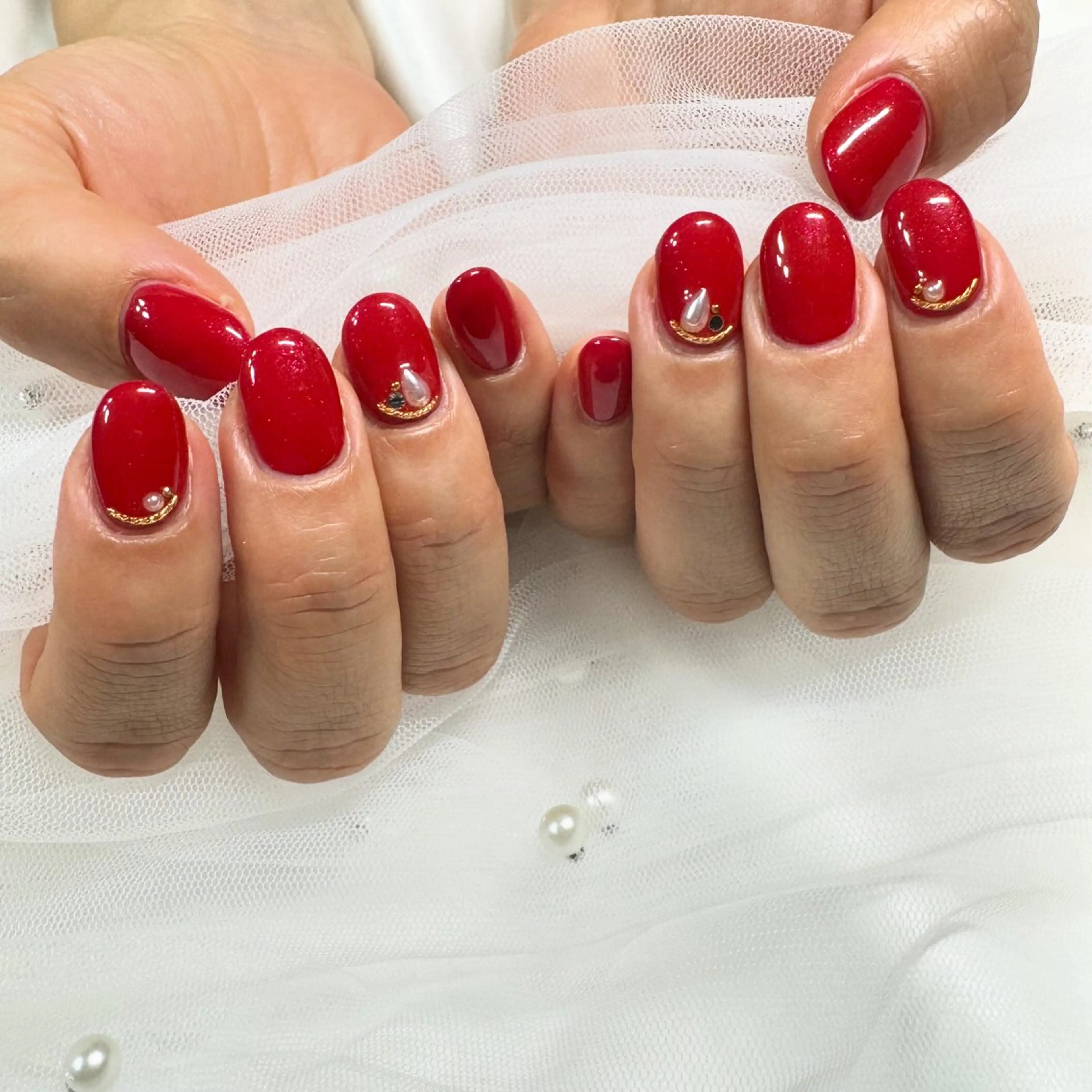 ネイル ジェルネイル シンプルネイル 東 千夏のネイルデザイン