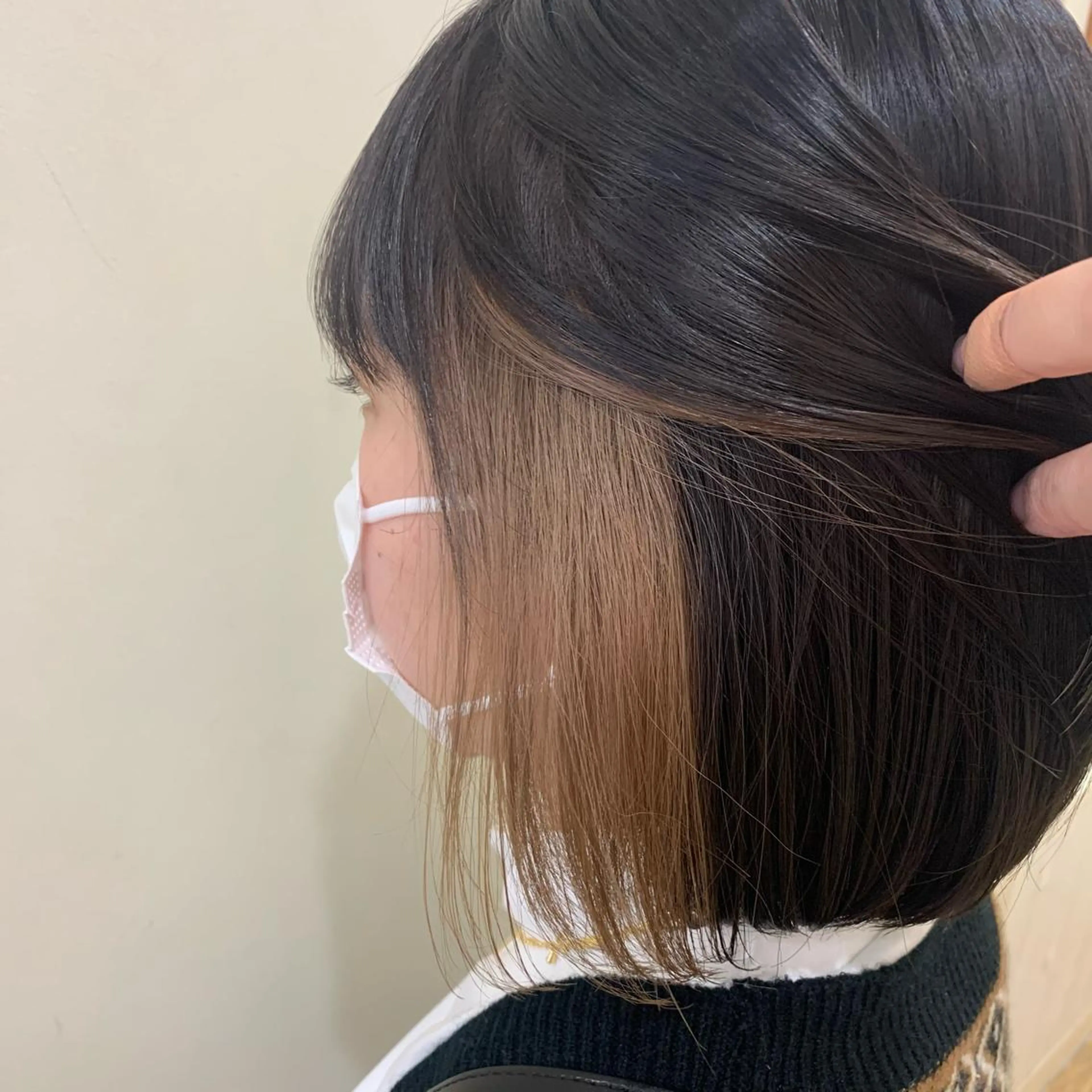 カラー カット ヘアカラー ボブ/美髪矯正 /佐藤　奈巳のヘアスタイル