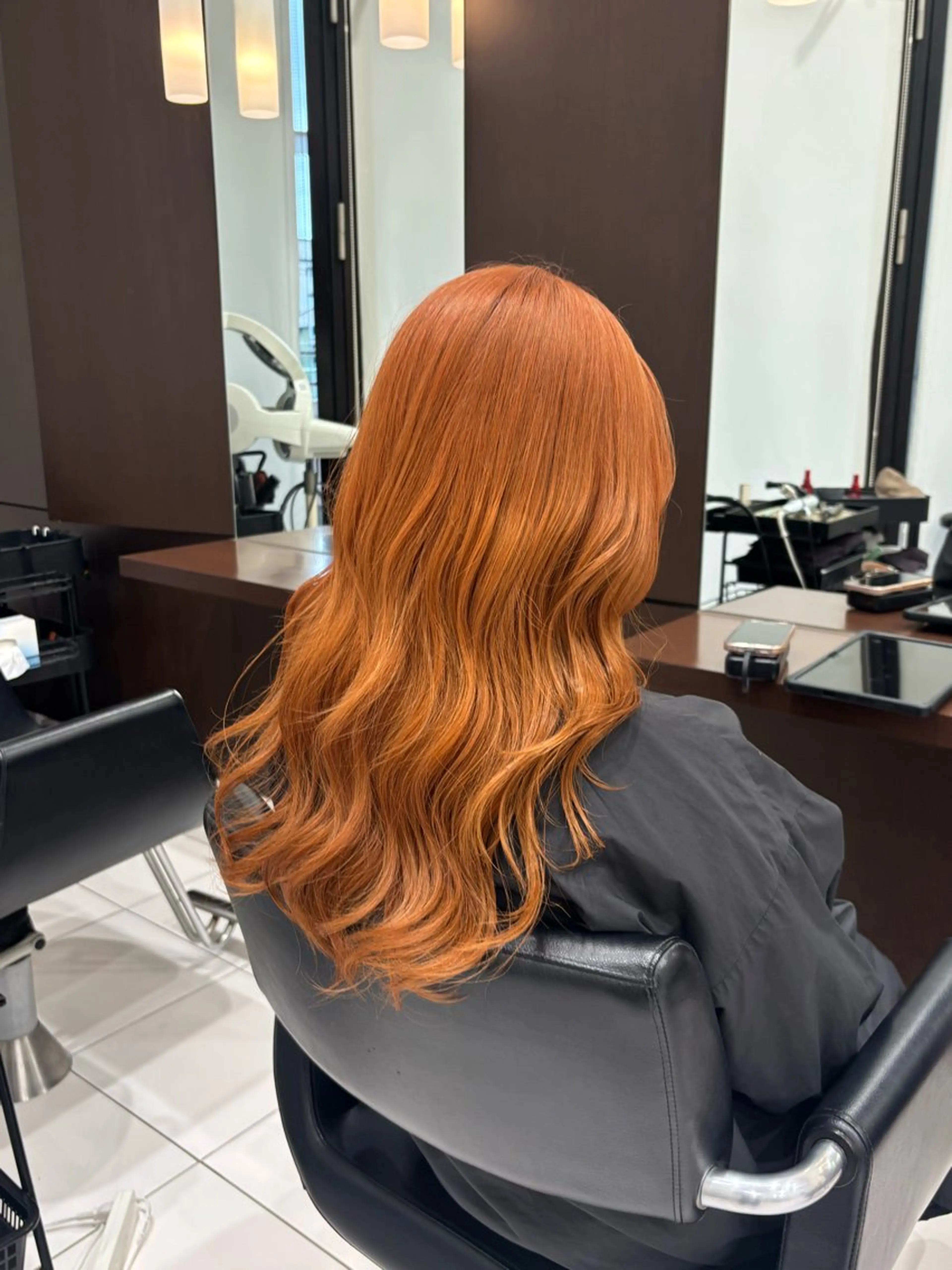 ロング カラー ヘアカラー 大根 凜子のヘアスタイル