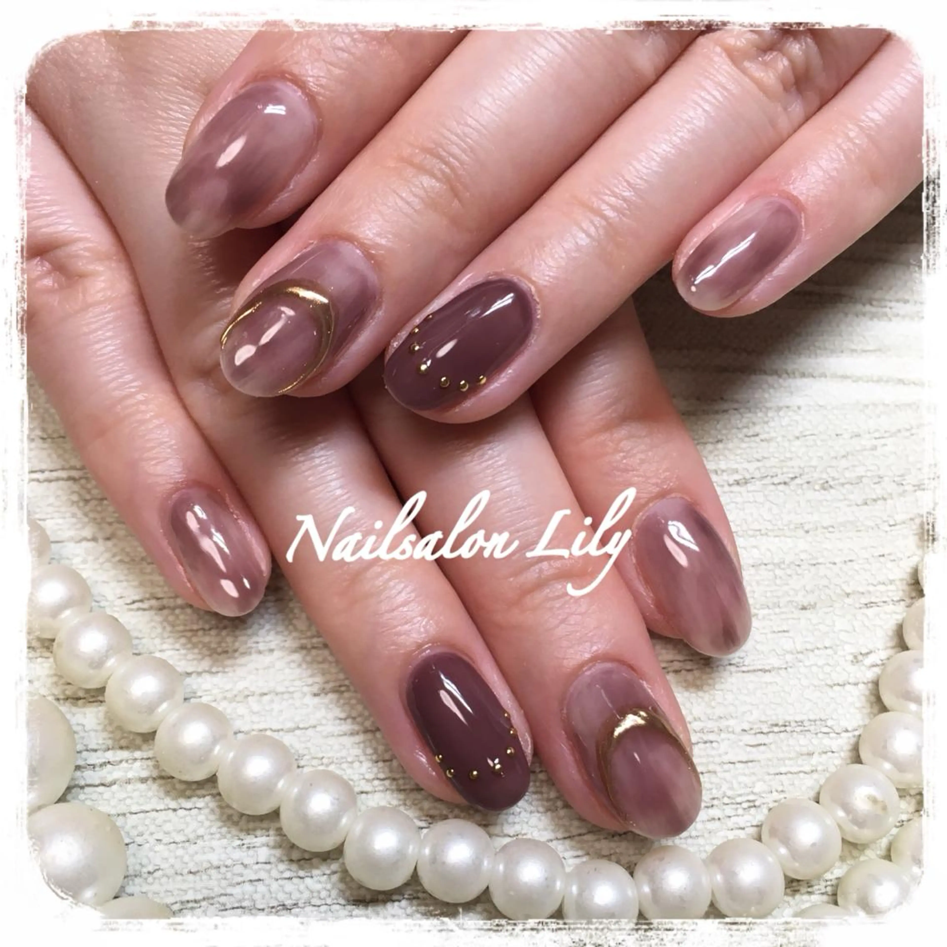 ネイル ハンドネイル Lily*nail 🌻Mii🌻のネイルデザイン
