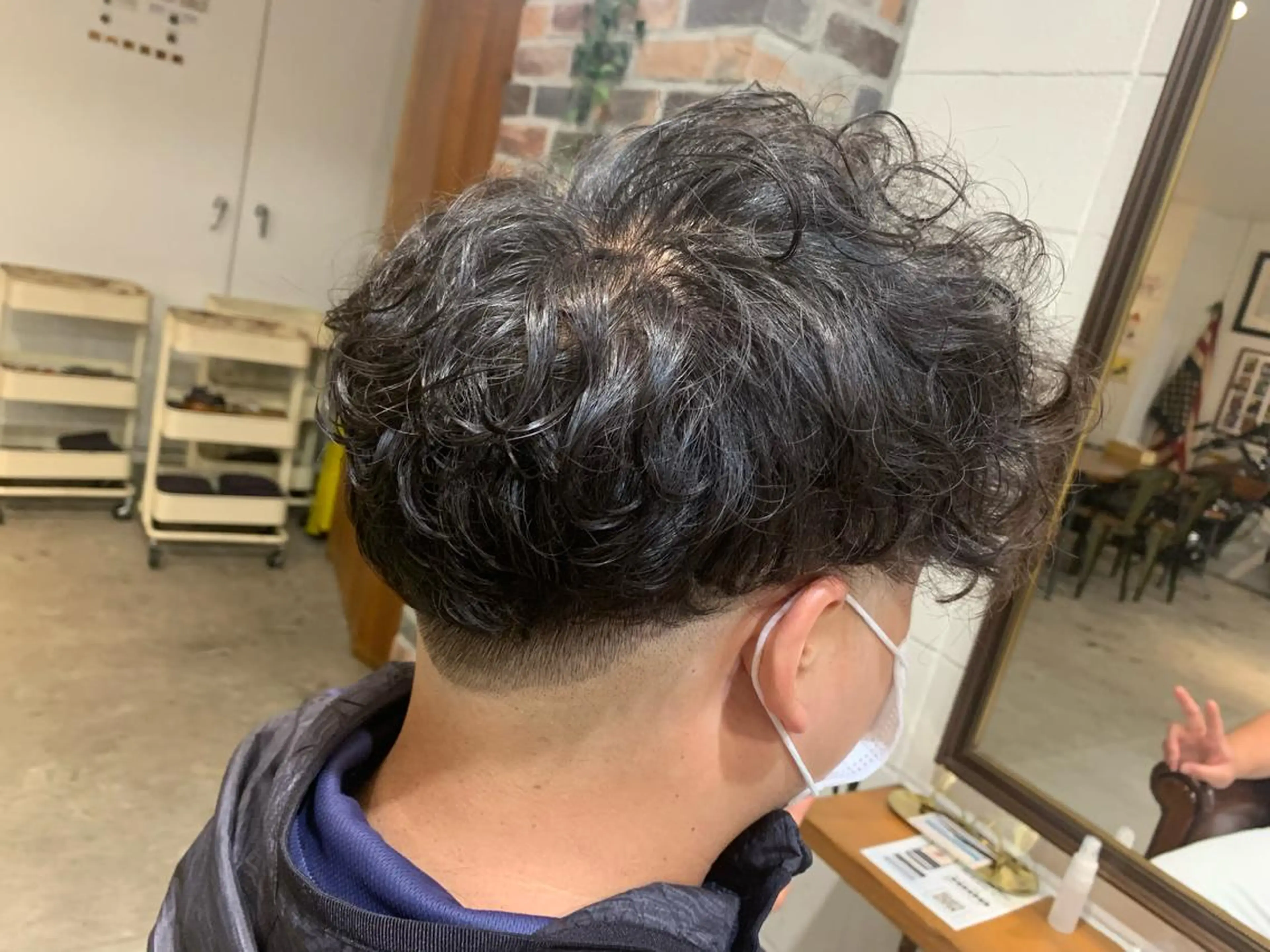 パーマ メンズ ショート🌼パーマ 本間正子のヘアスタイル