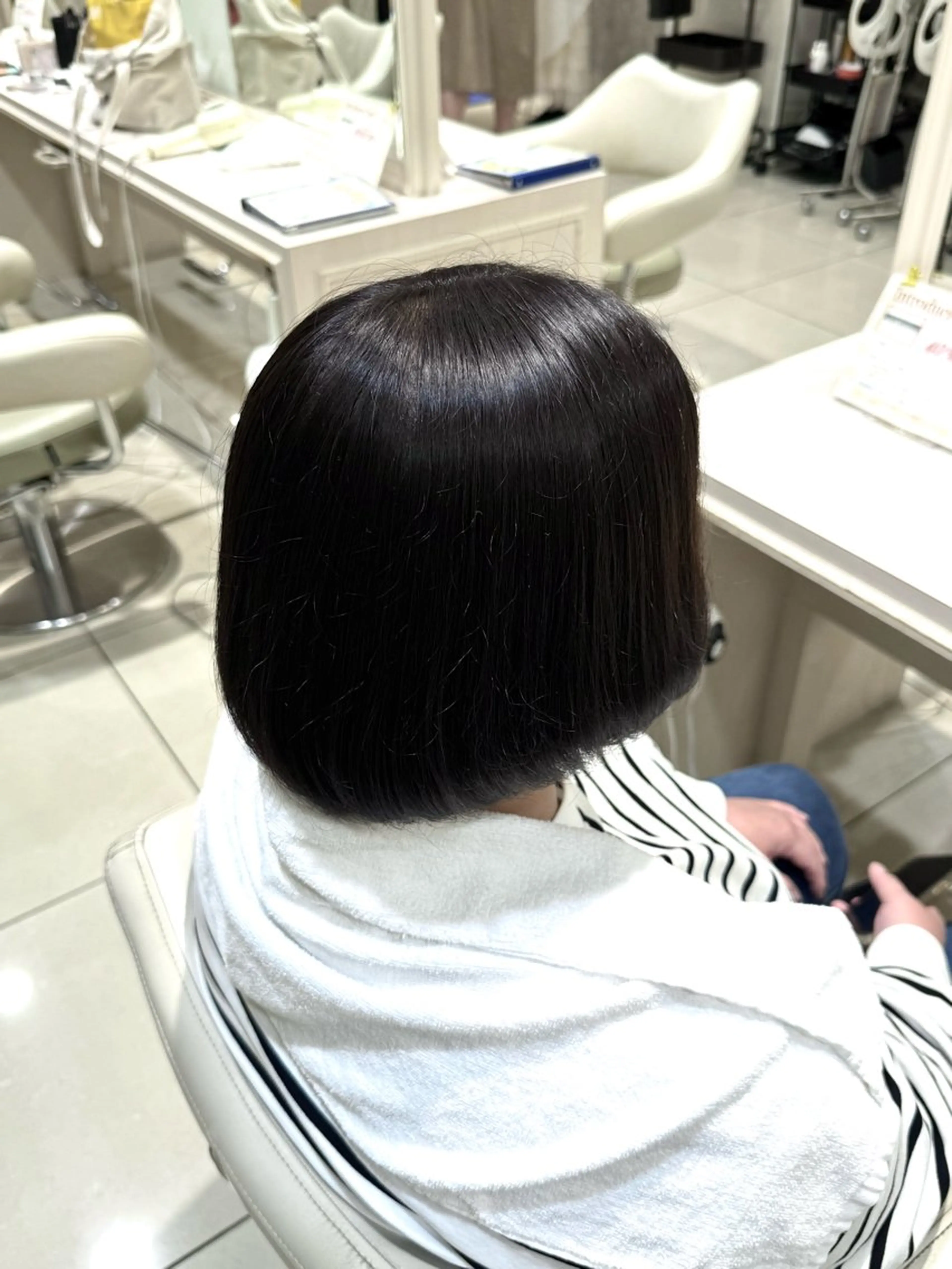 ミディアム カラー ブラウンカラー ダークブラウン ヘアカラー Rin / 5月以降モデル募集のヘアスタイル