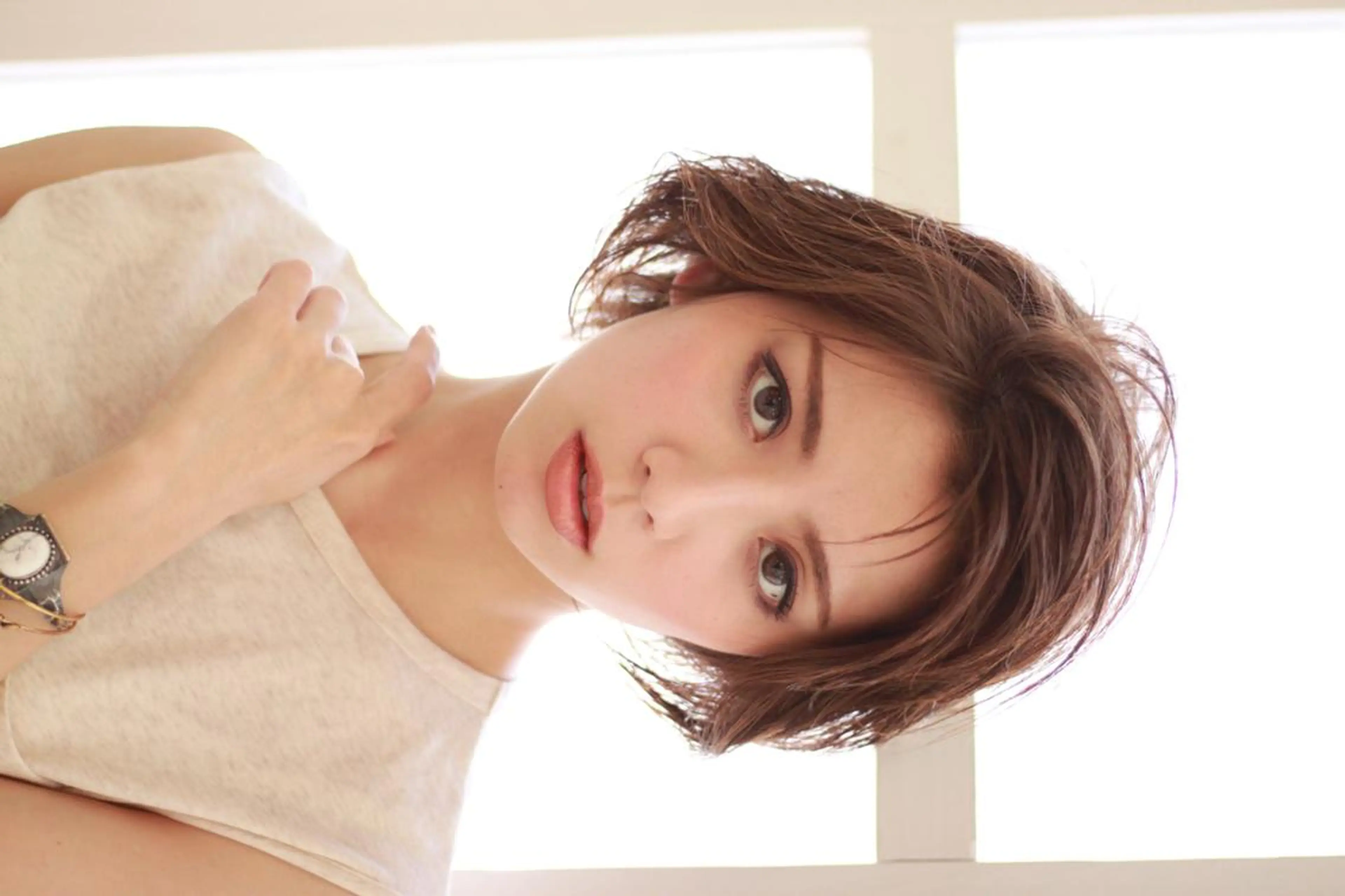 ミディアム カラー Baguz HAIRのヘアスタイル