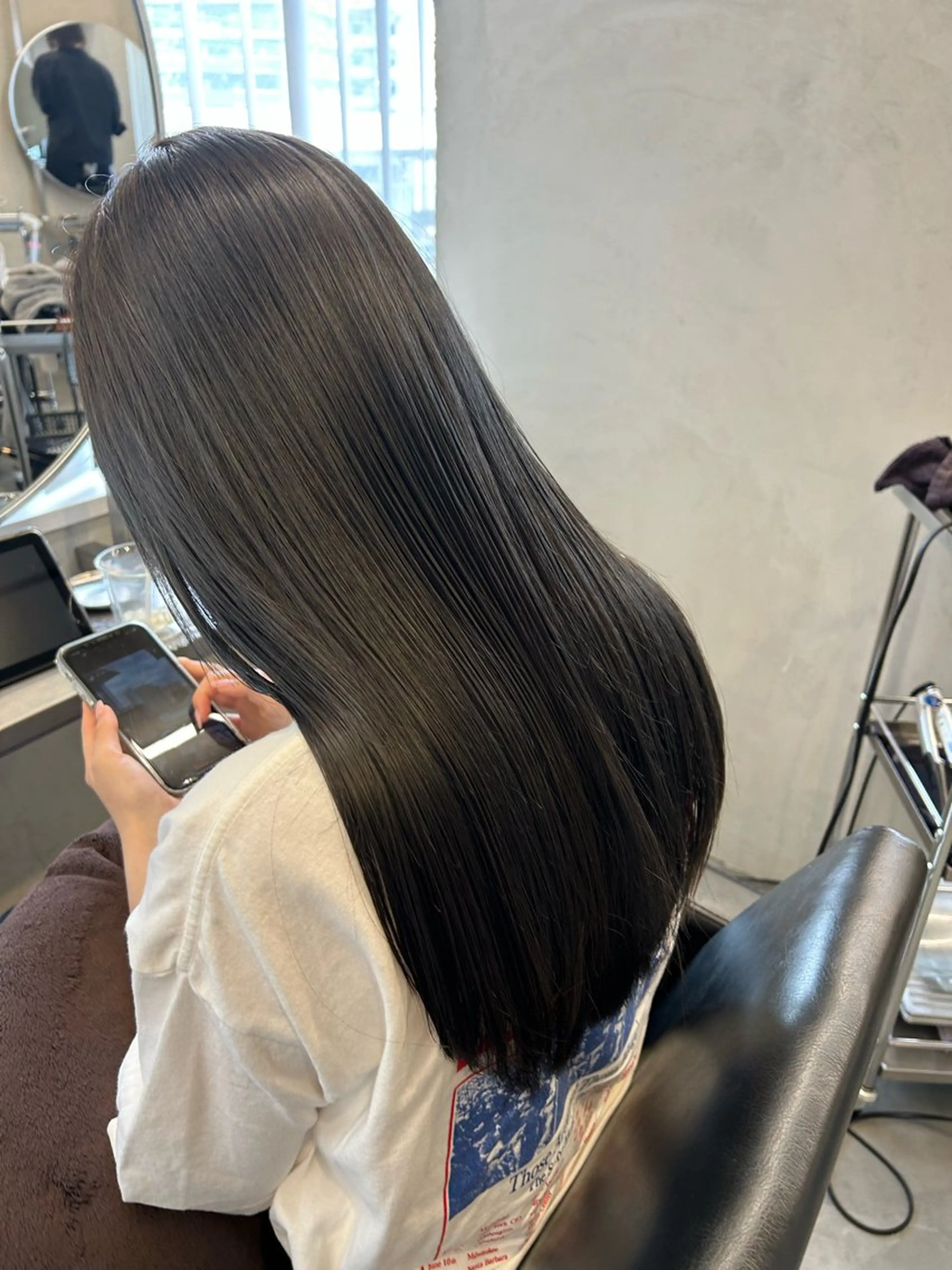 ロング カラー 透明感カラー Haru/THREE …by velvetのヘアスタイル