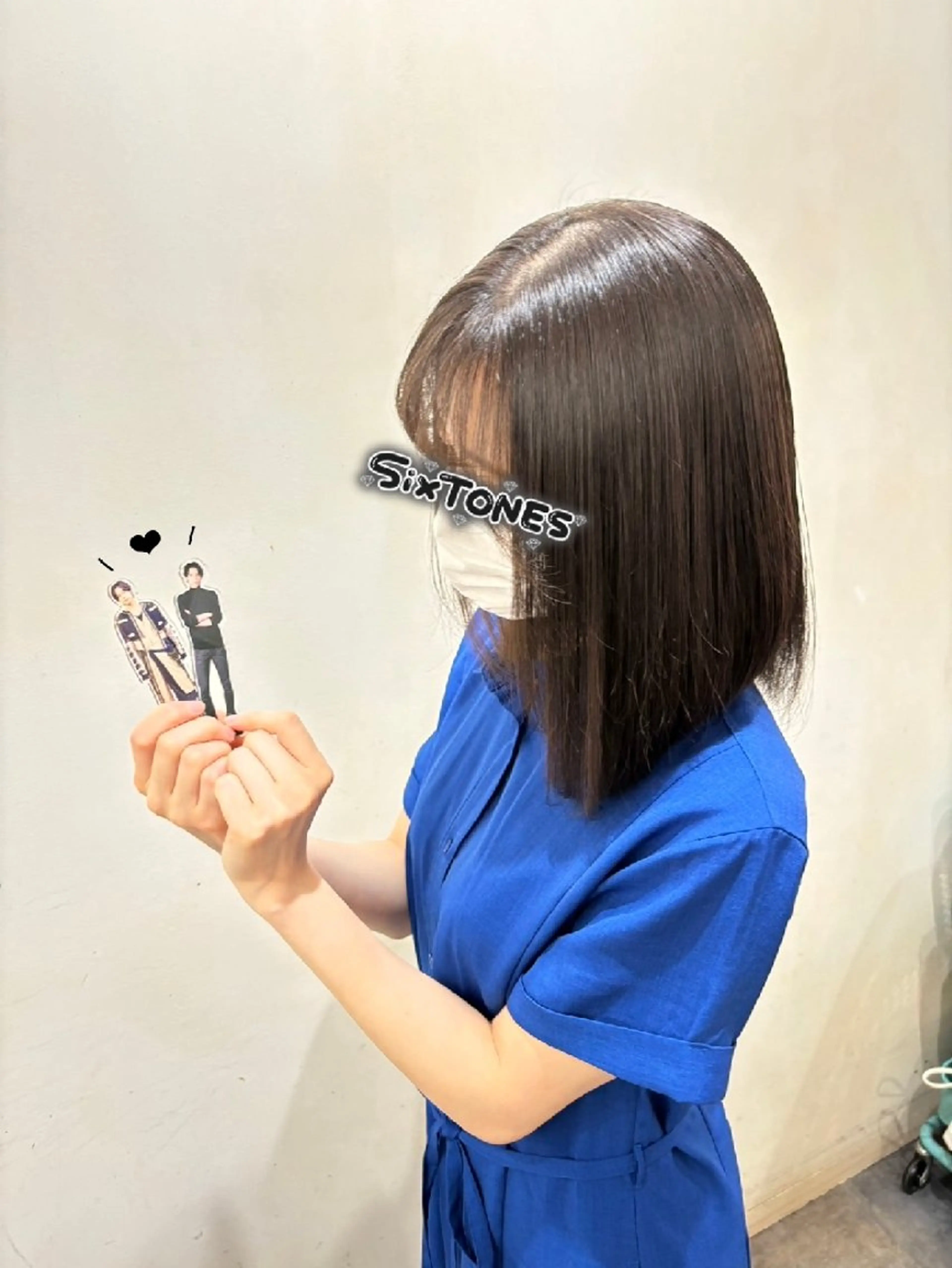 ミディアム 縮毛矯正 トリートメント ️🩵美髪矯正 みおのヘアスタイル