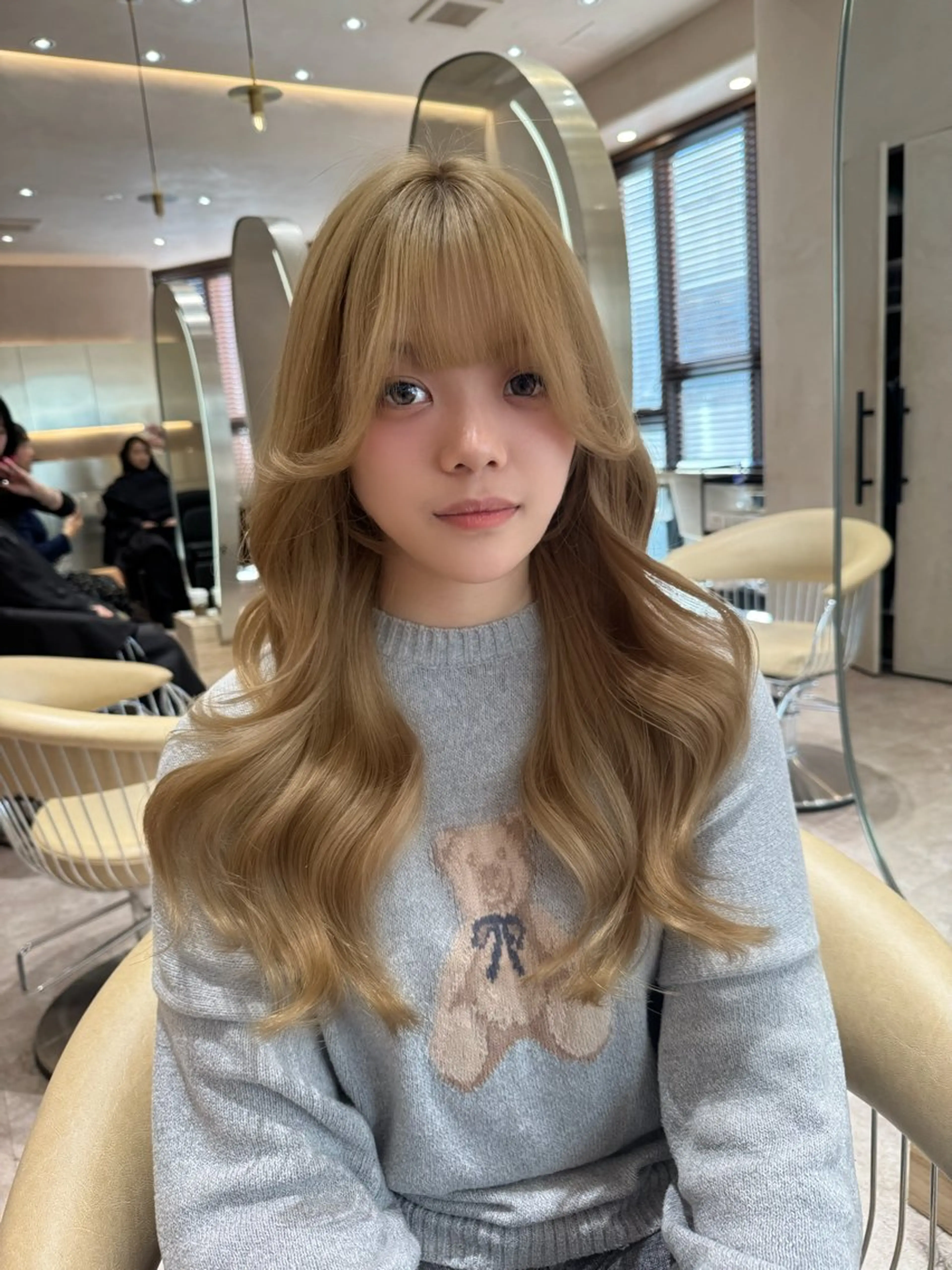 セミロング カット ヘアカラー トリートメント 韓国ヘア/館林美容室 /髪質改善/涼のヘアスタイル