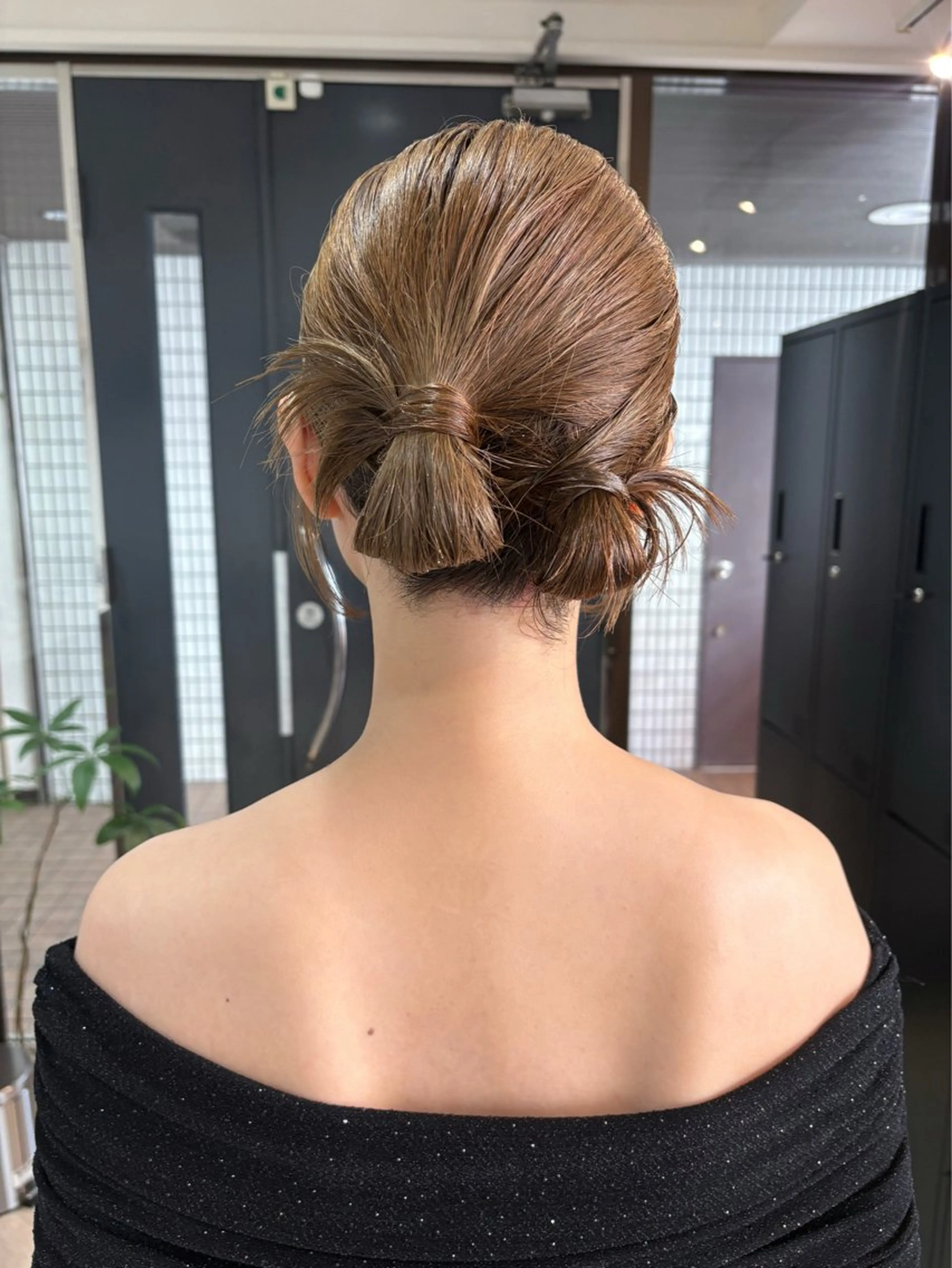 ミディアム ヘアアレンジ ヘアセット SHICUNE /ミホのヘアスタイル