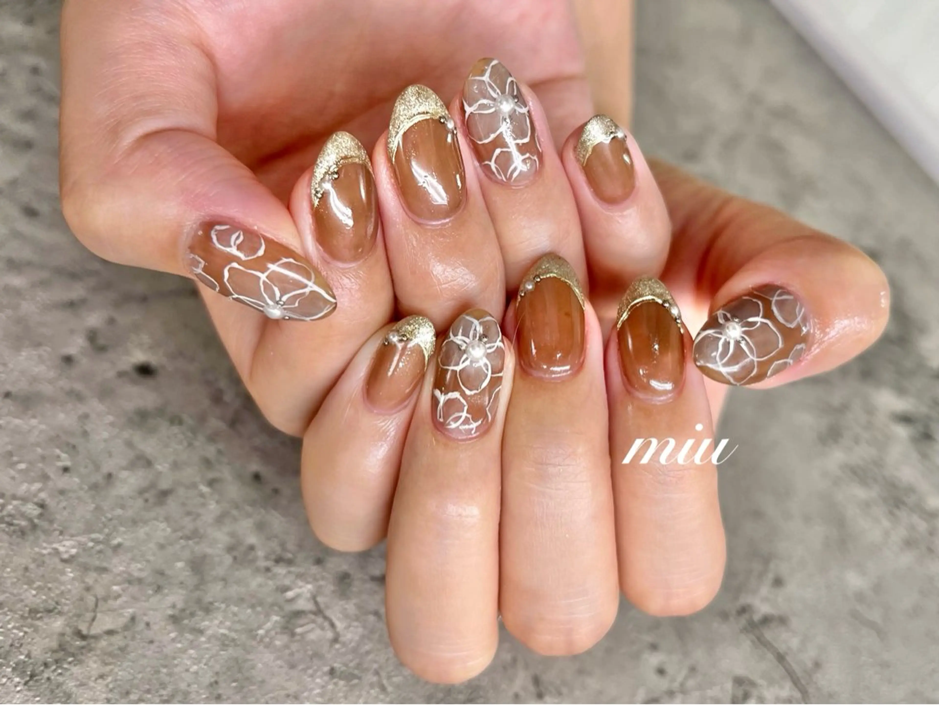 ネイル ハンドネイル miu nail 🐾mihoのネイルデザイン