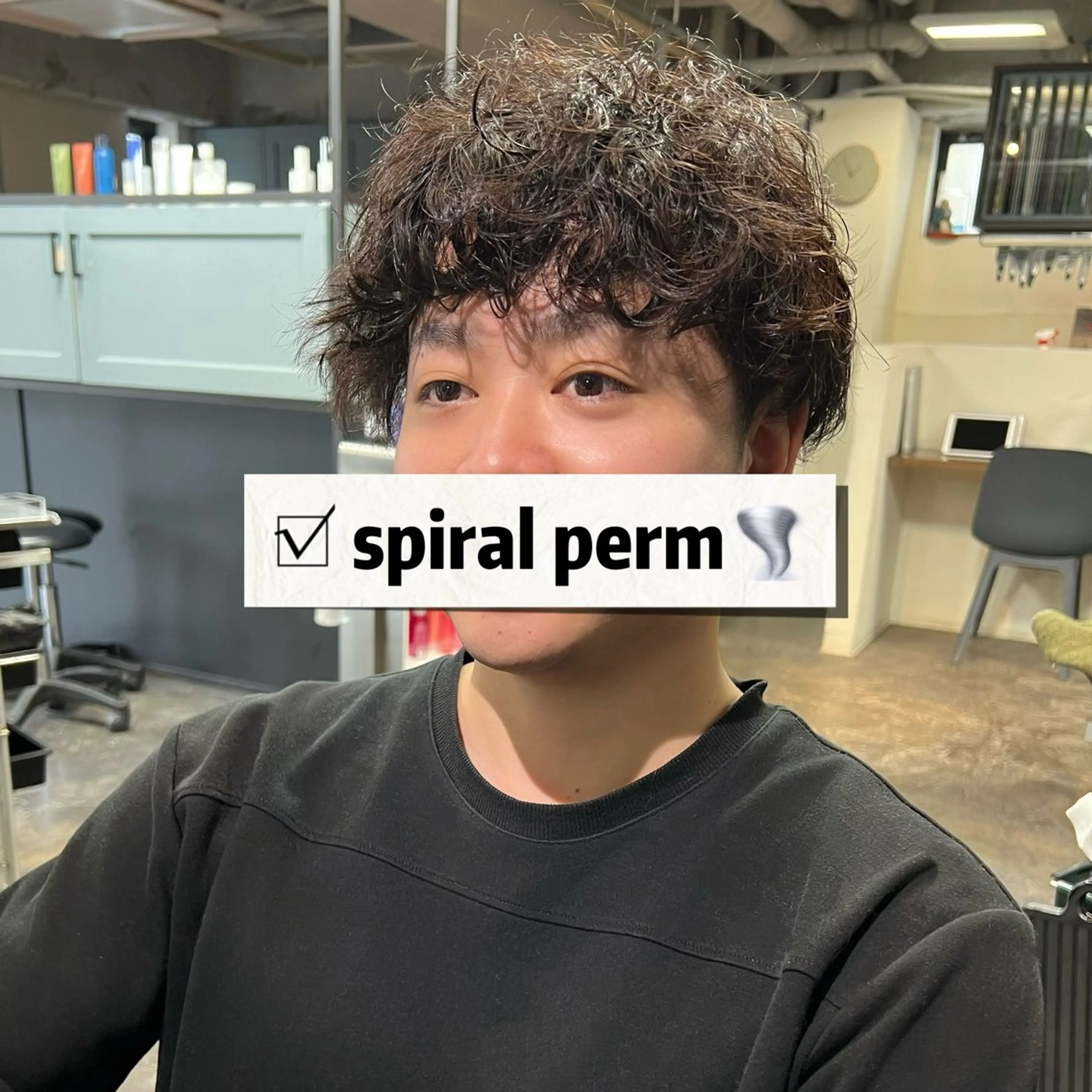 パーマ メンズ メンズパーマ スパイラルパーマ 💘札幌クロスパーマ 髪質改善💘rinaのヘアスタイル