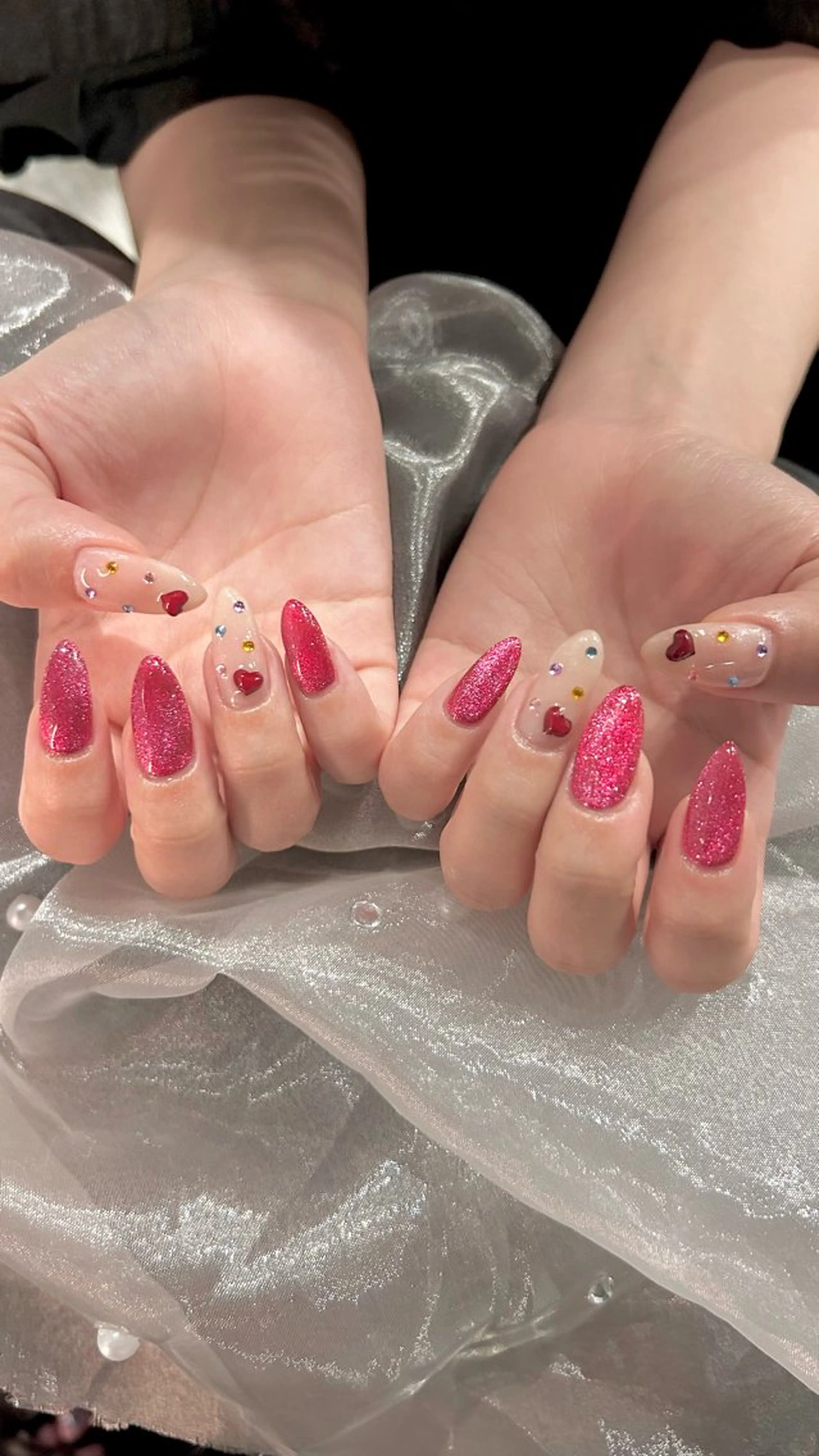 ネイル マグネットネイル 春日井Dahlia Beauty中川のネイルデザイン