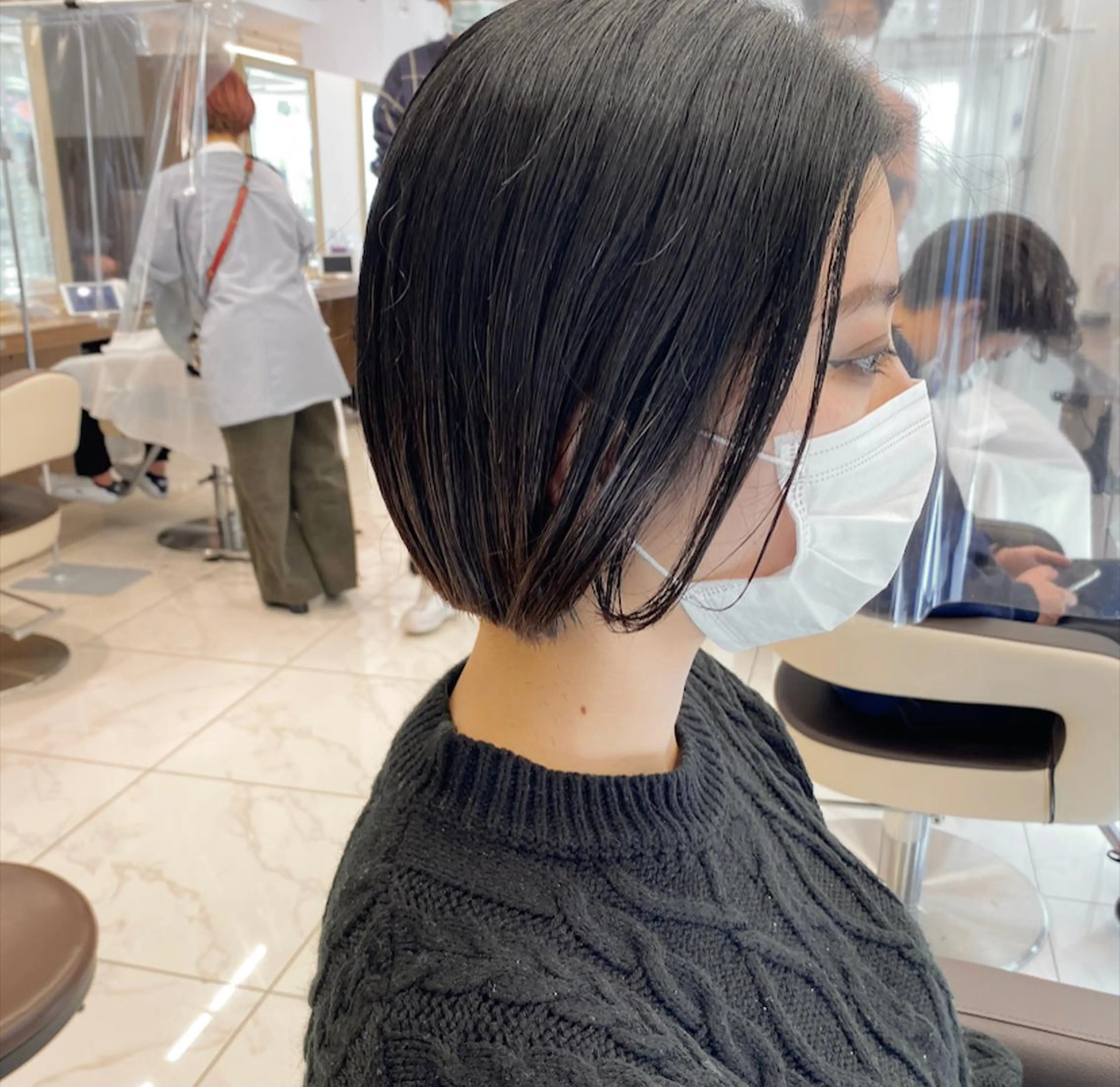 ショート ボブ カット 西山梨々【5/1〜 復帰致します🌼】のヘアスタイル