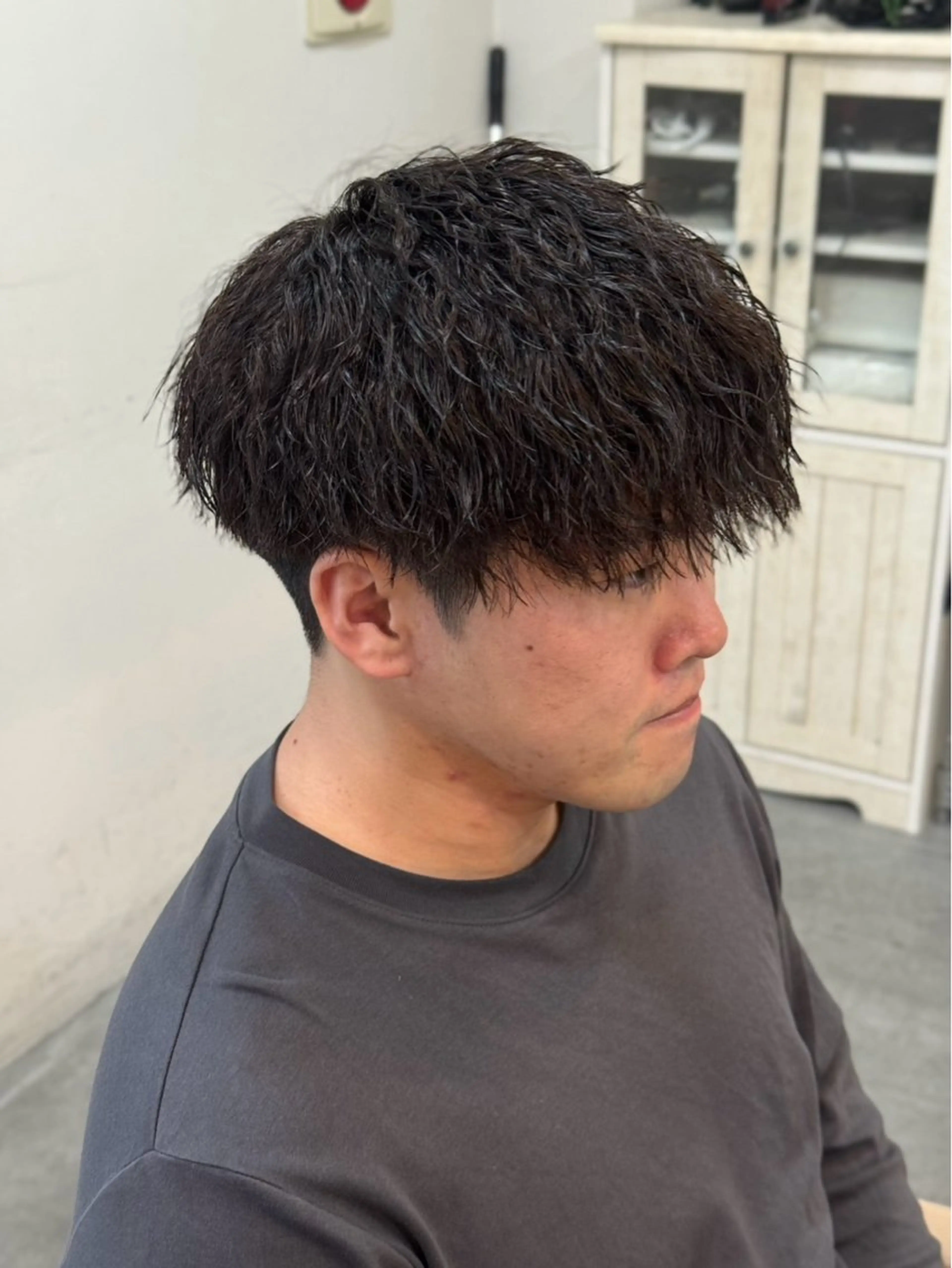 パーマ メンズ メンズパーマ メンズツイストパーマ ツイストパーマ 河合 澪のヘアスタイル