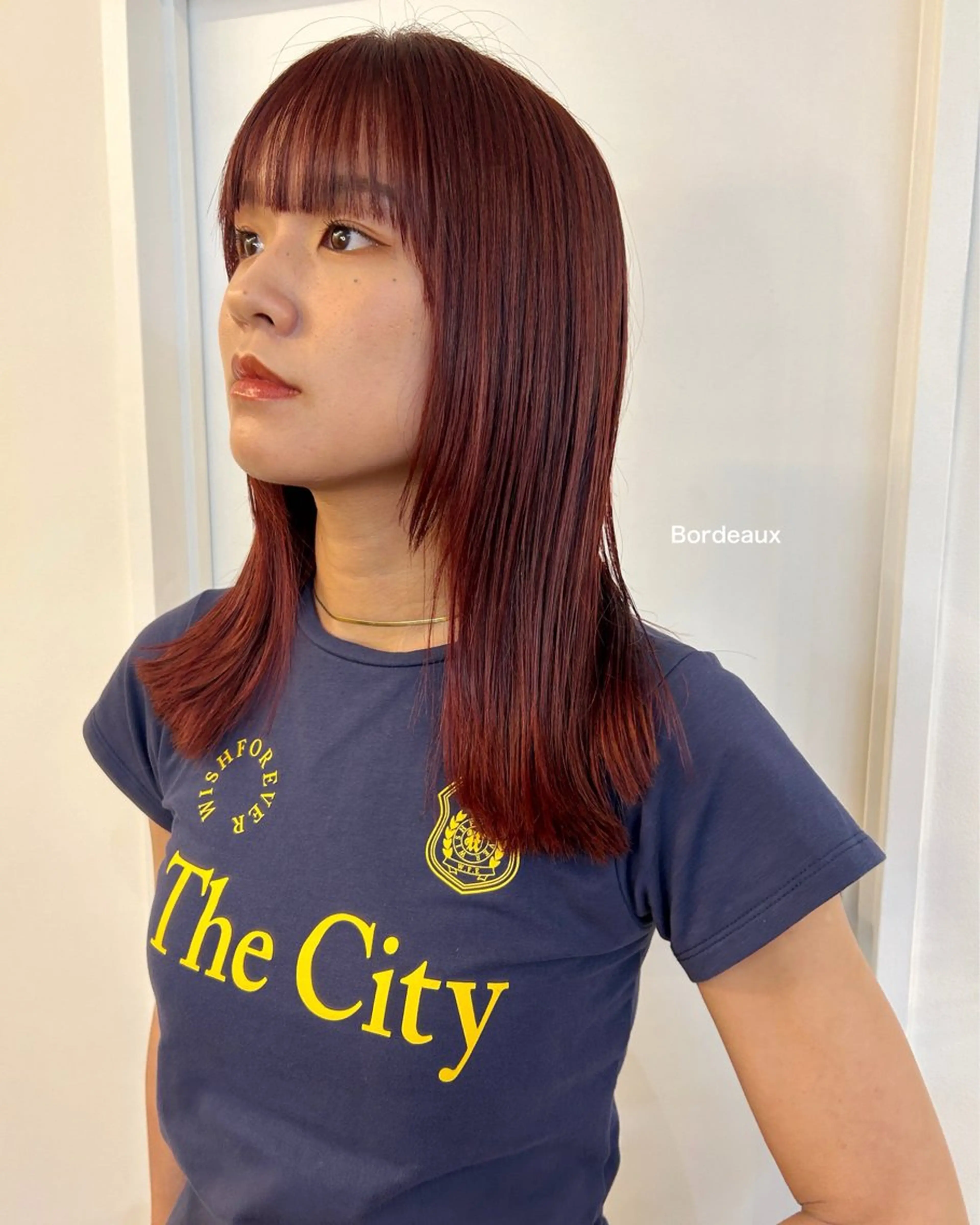 セミロング レイヤーカット/ 透明感カラーmikuのヘアスタイル