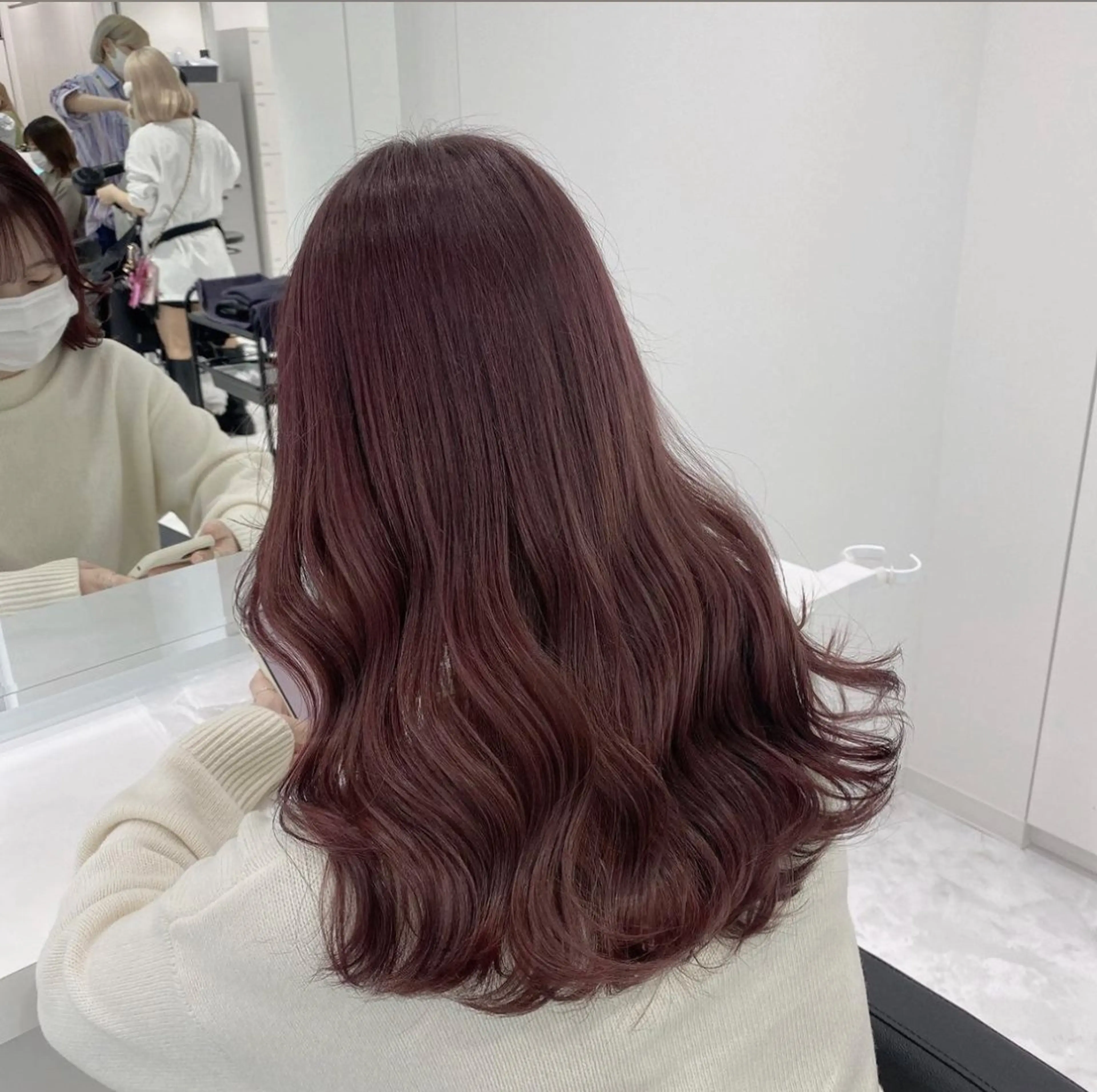 ロング カラー ヘアカラー ♥️韓国風透明感 暖色misa♥️のヘアスタイル