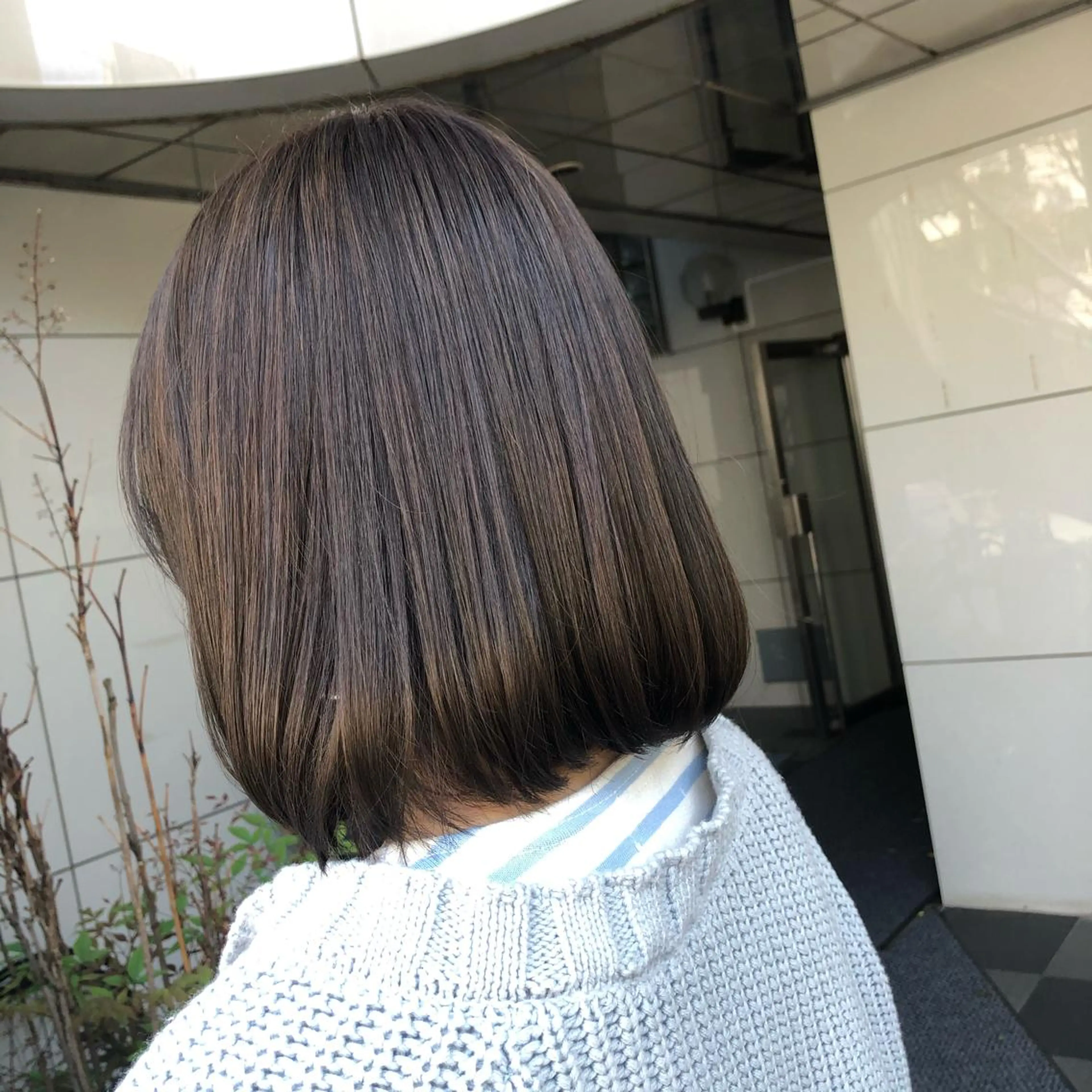 カラー カット ヘアカラー トリートメント 山崎 絵莉香のヘアスタイル