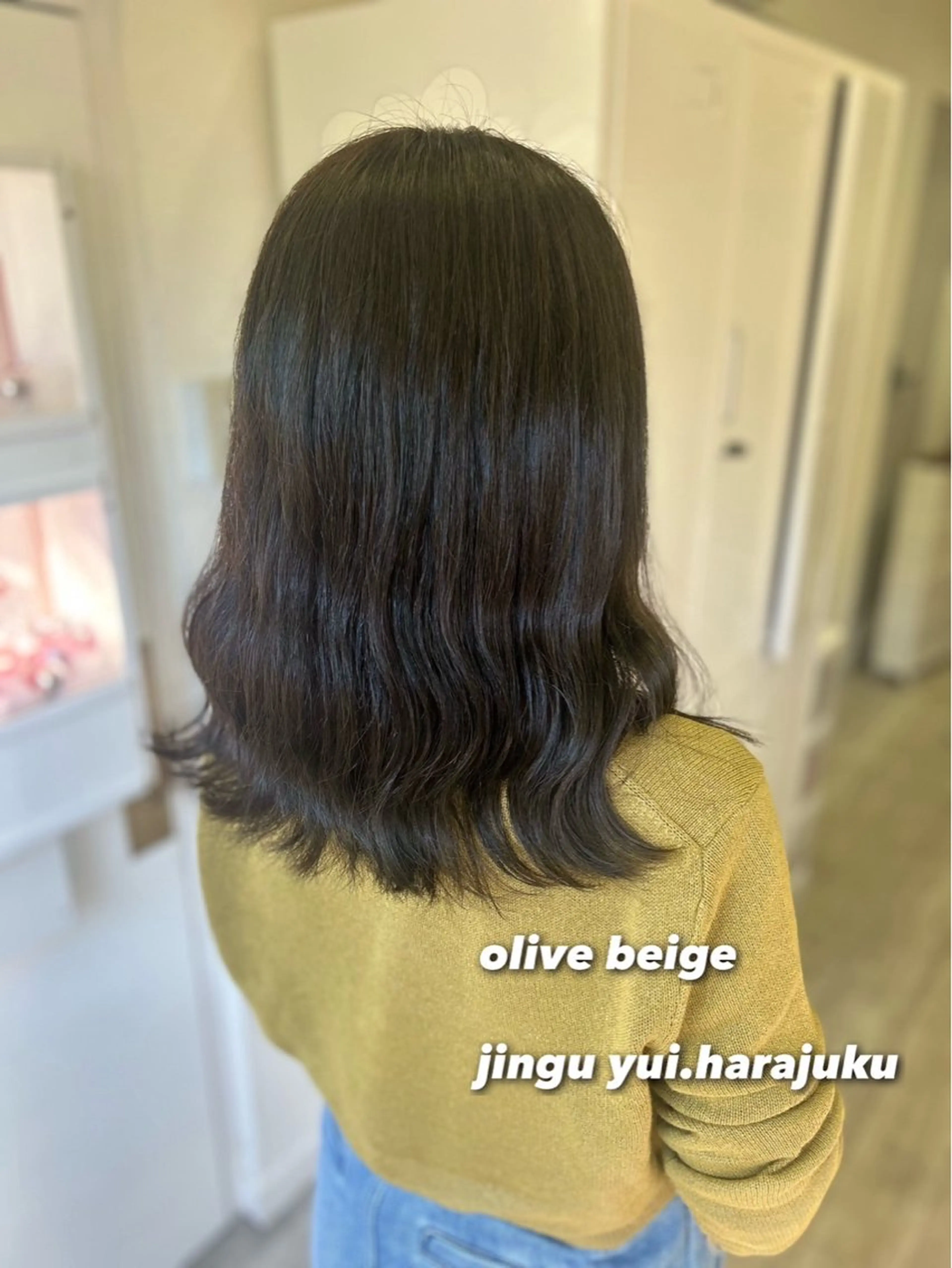ミディアム カラー パーマ ヘアアレンジ メンズ ワット 原宿のヘアスタイル