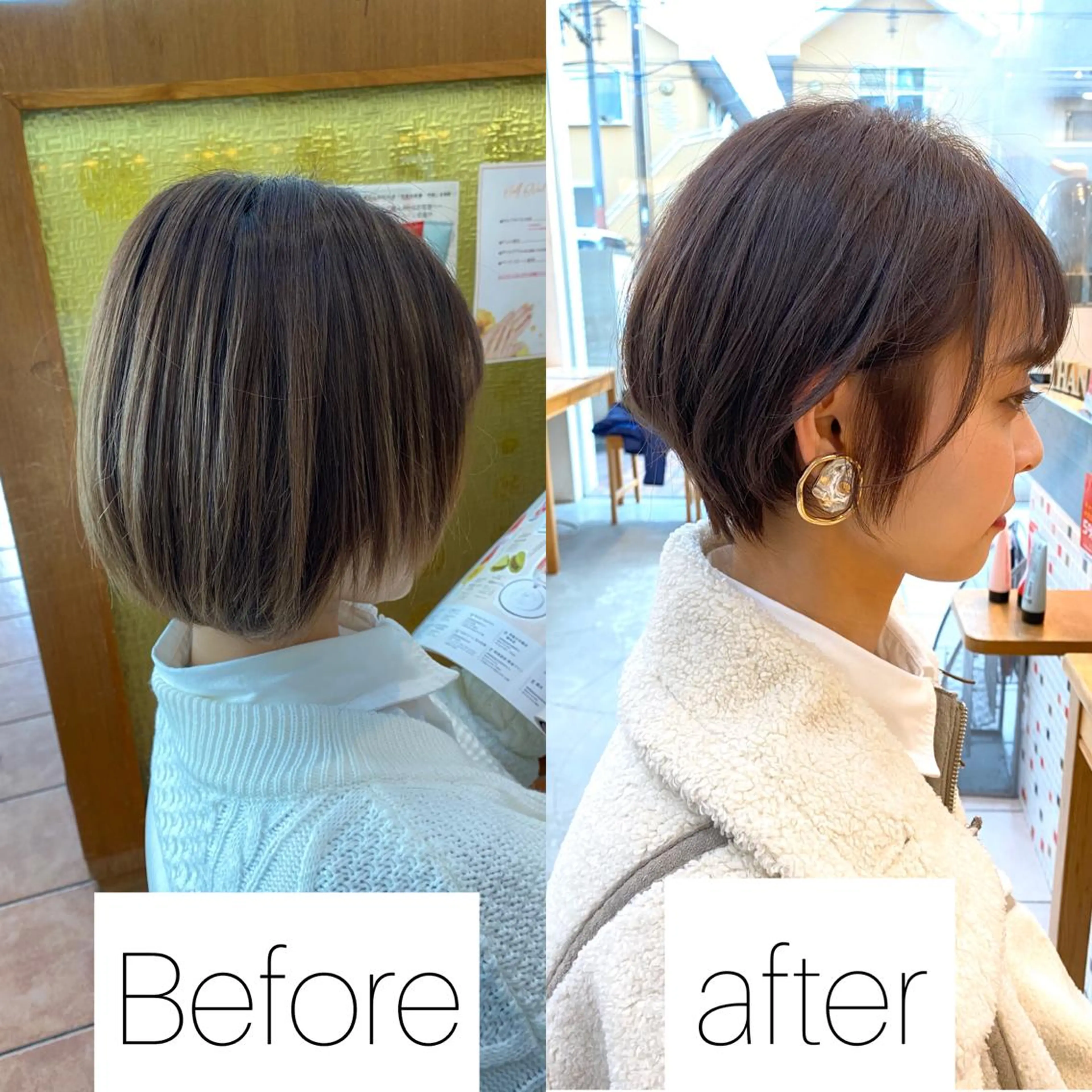 ショート カラー ✨髪質改善専門店✨ QOLU✨のヘアスタイル