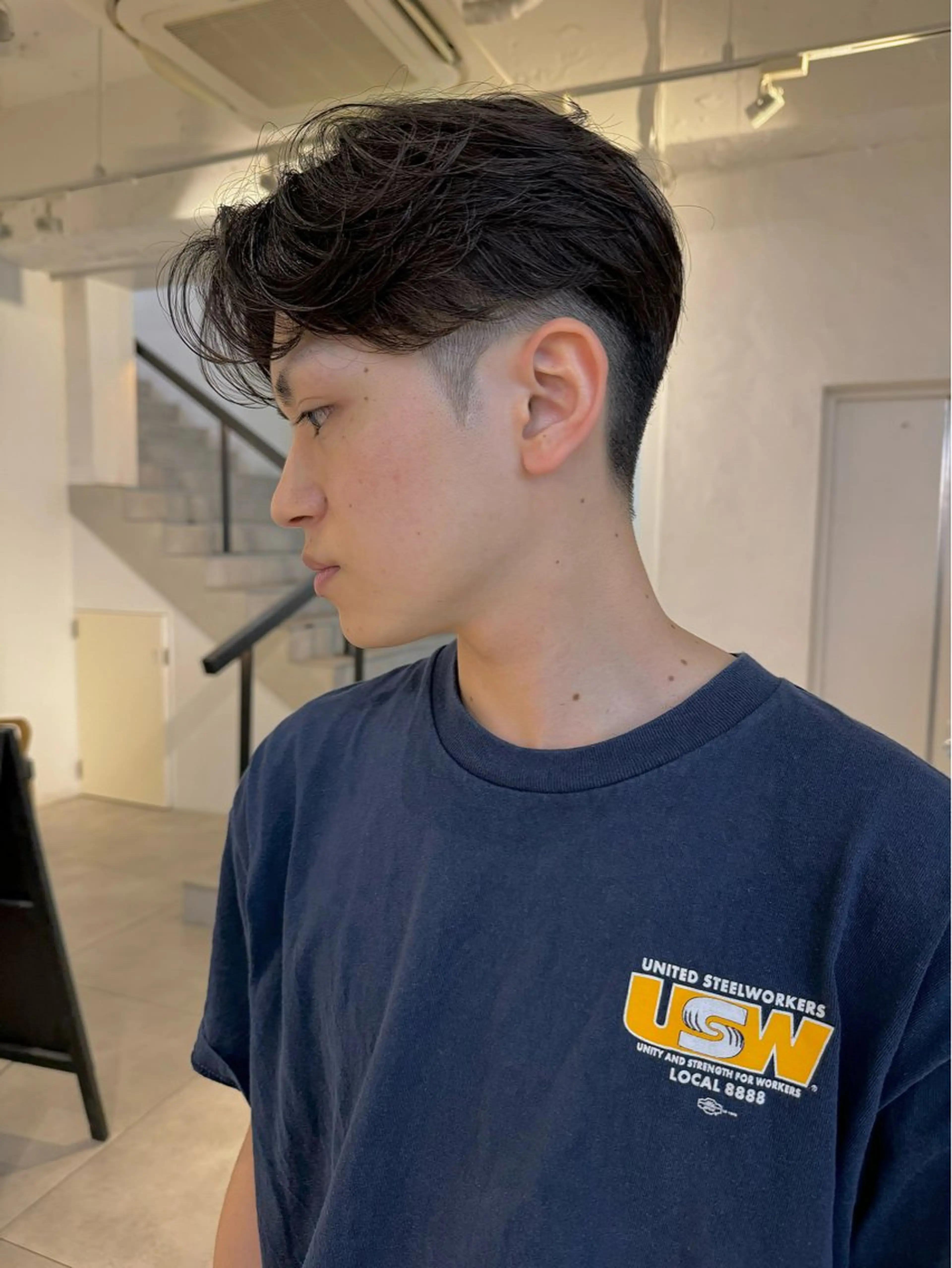 ショート パーマ メンズ カット パーマ 🇰🇷カルマパーマ kaito🇰🇷のヘアスタイル