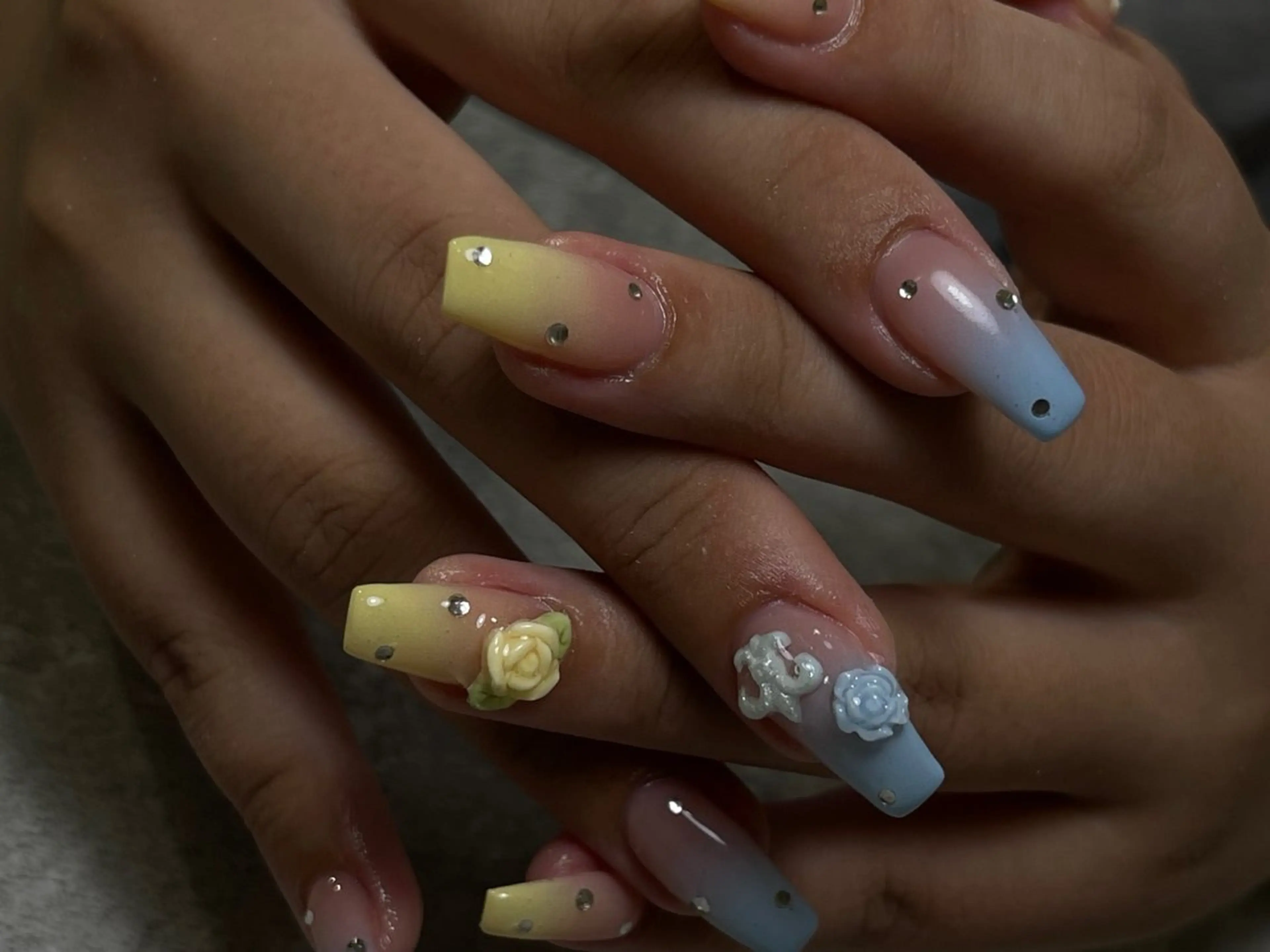 ネイル ハンドネイル ハンドケア ワンホン/韓国 nail 大阪アメ村のネイルデザイン