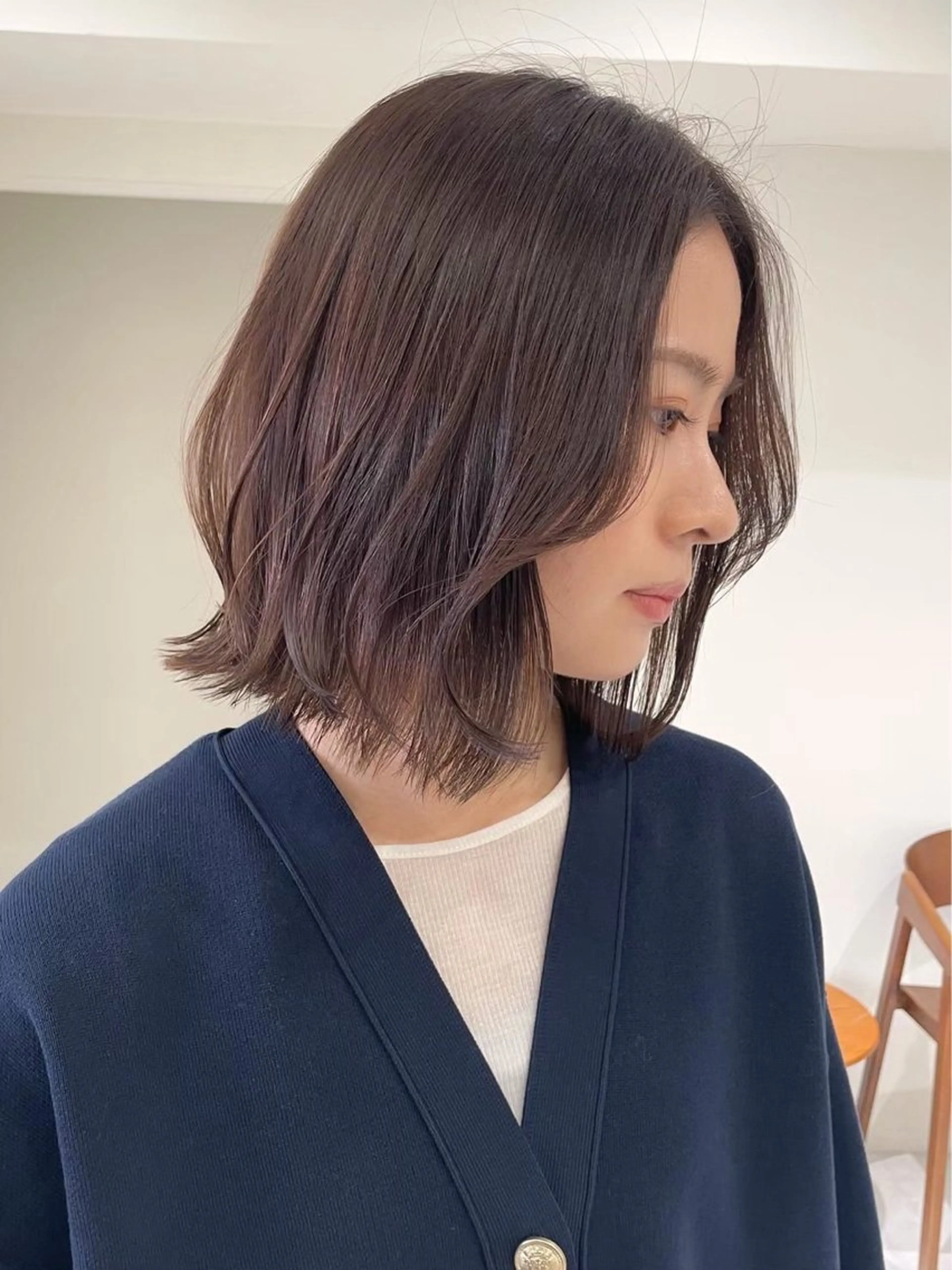 ミディアム ハイトーンボブ 💎凜💎のヘアスタイル