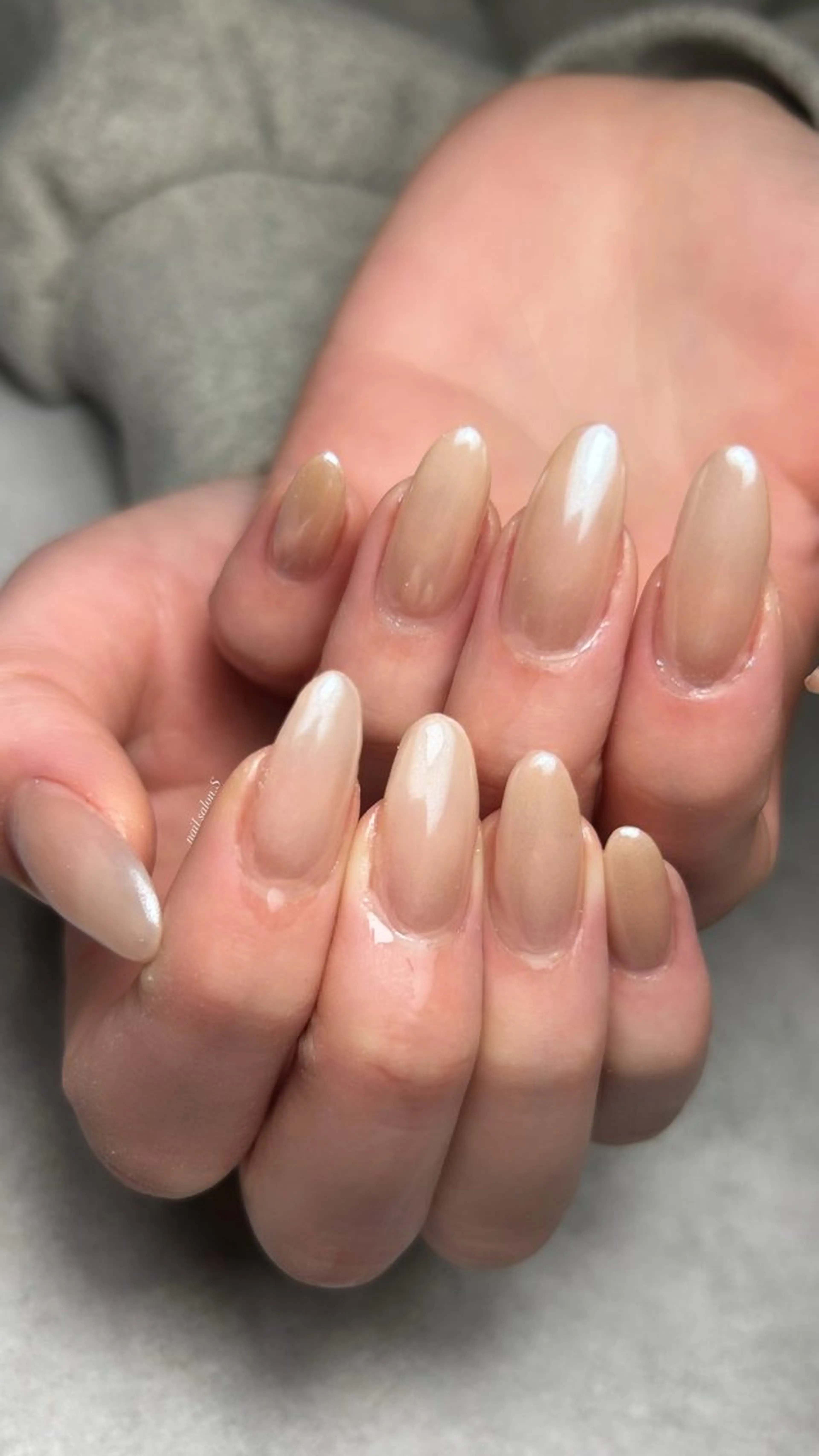 ネイル ジェルネイル 持ち込み ワンカラーネイル スカルプネイル ハンドネイル 関山 志乃のネイルデザイン