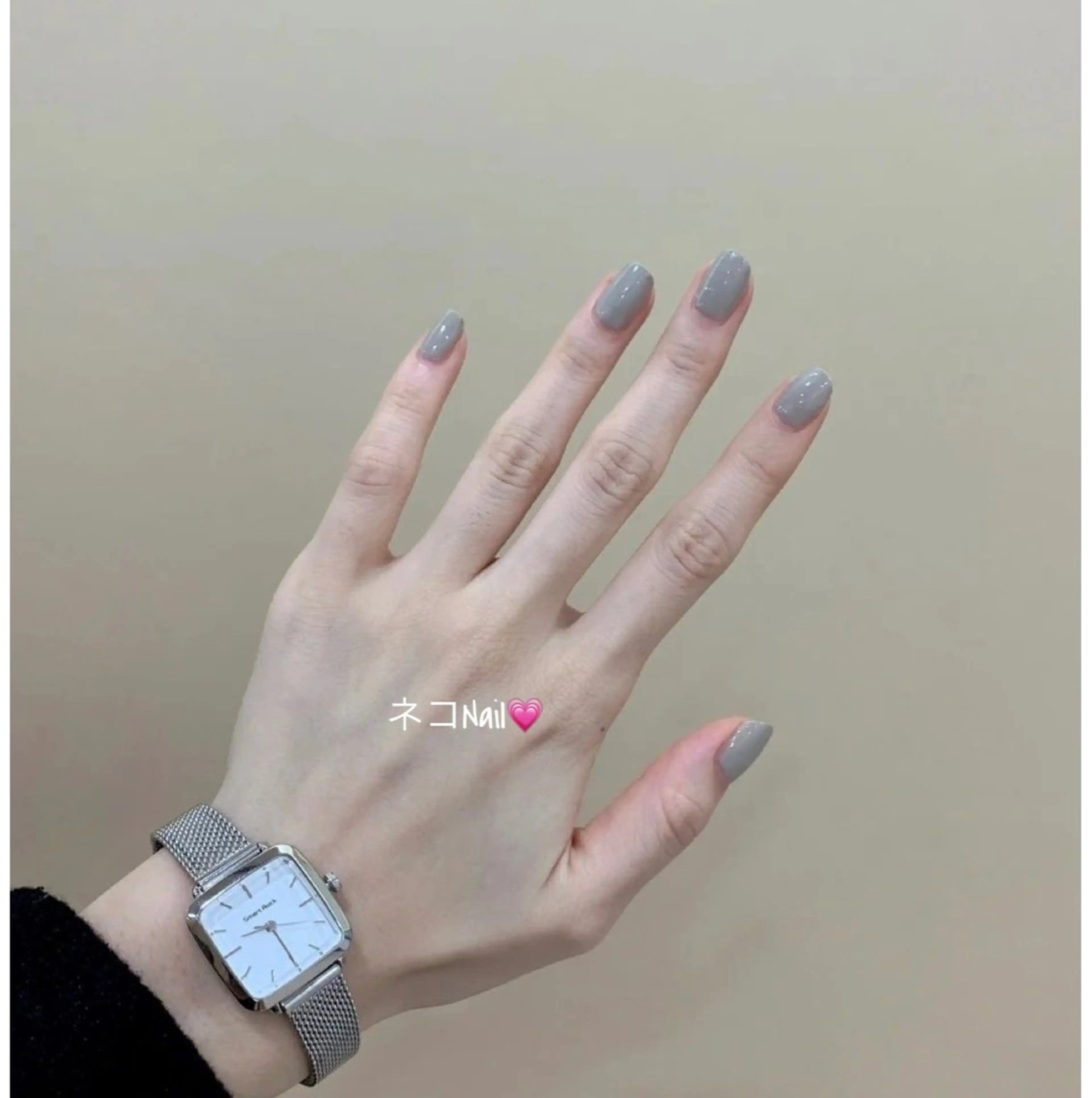 ネイル ガーリー 韓国ネイル 春ネイル 夏ネイル ワンホンネイル ハンドネイル ネコ Nailのネイルデザイン