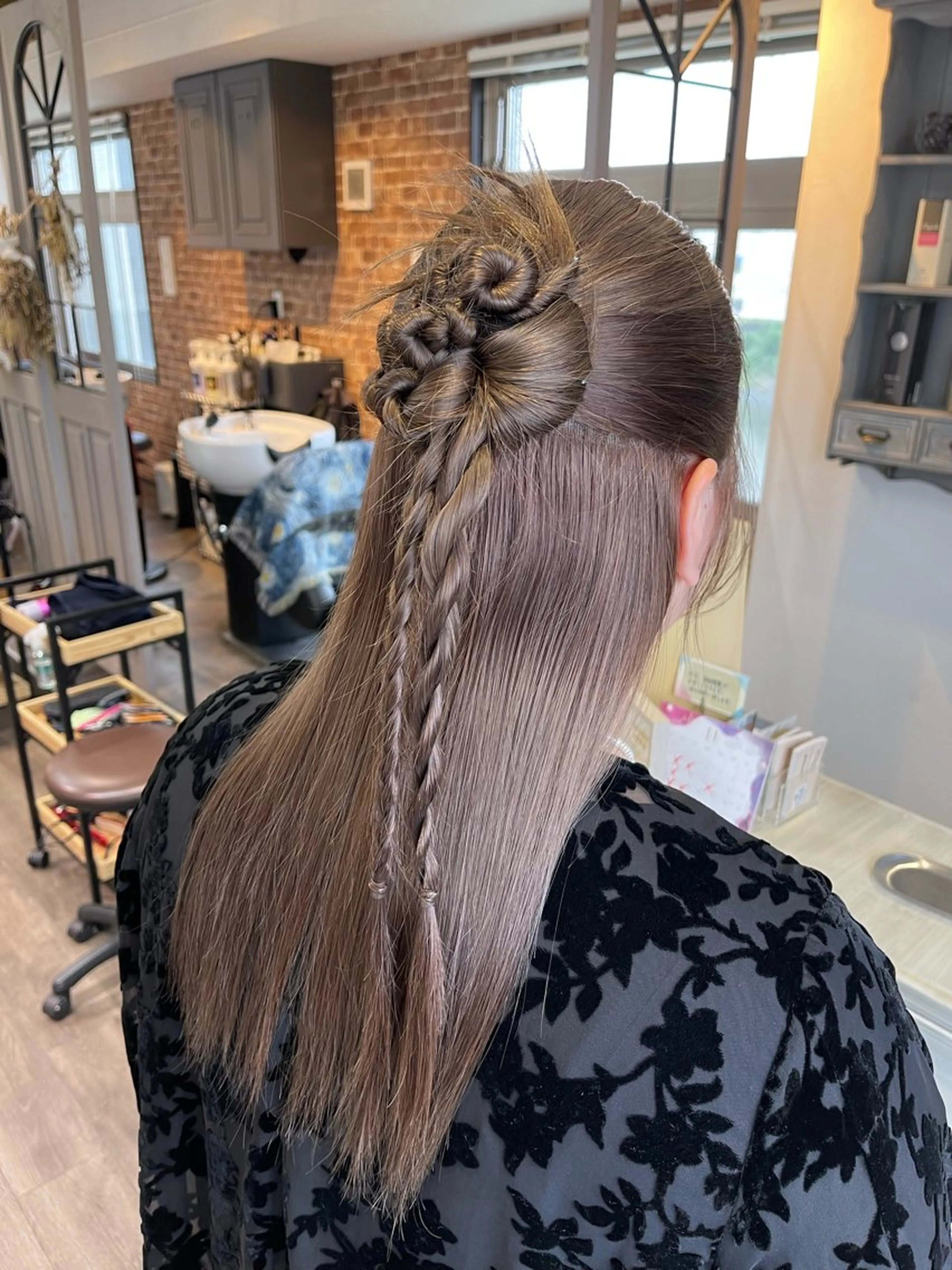 ロング ヘアアレンジ ヘアセット Felice Erikaのヘアスタイル