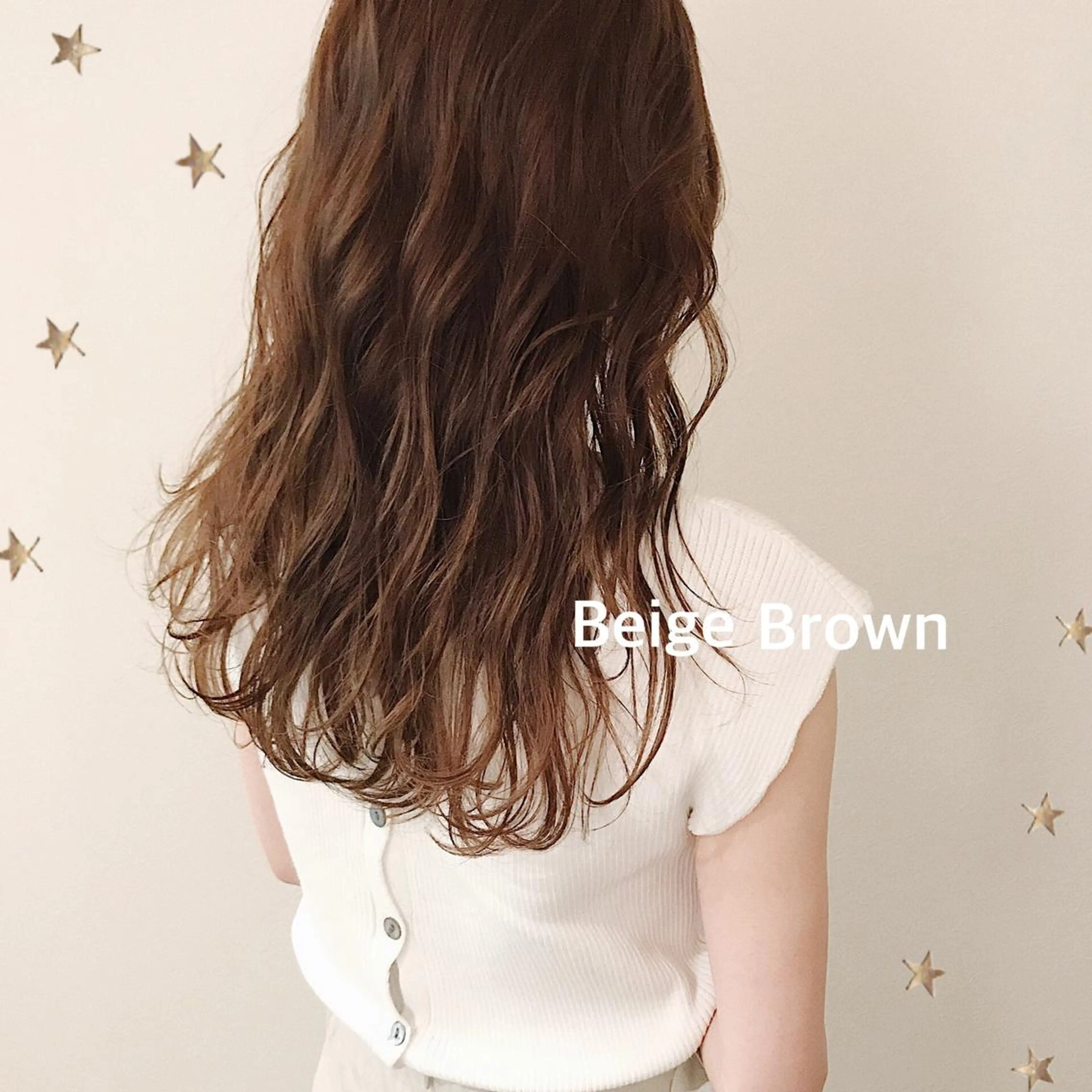 セミロング カラー ヘアカラー トリートメント 市川 千夏のヘアスタイル