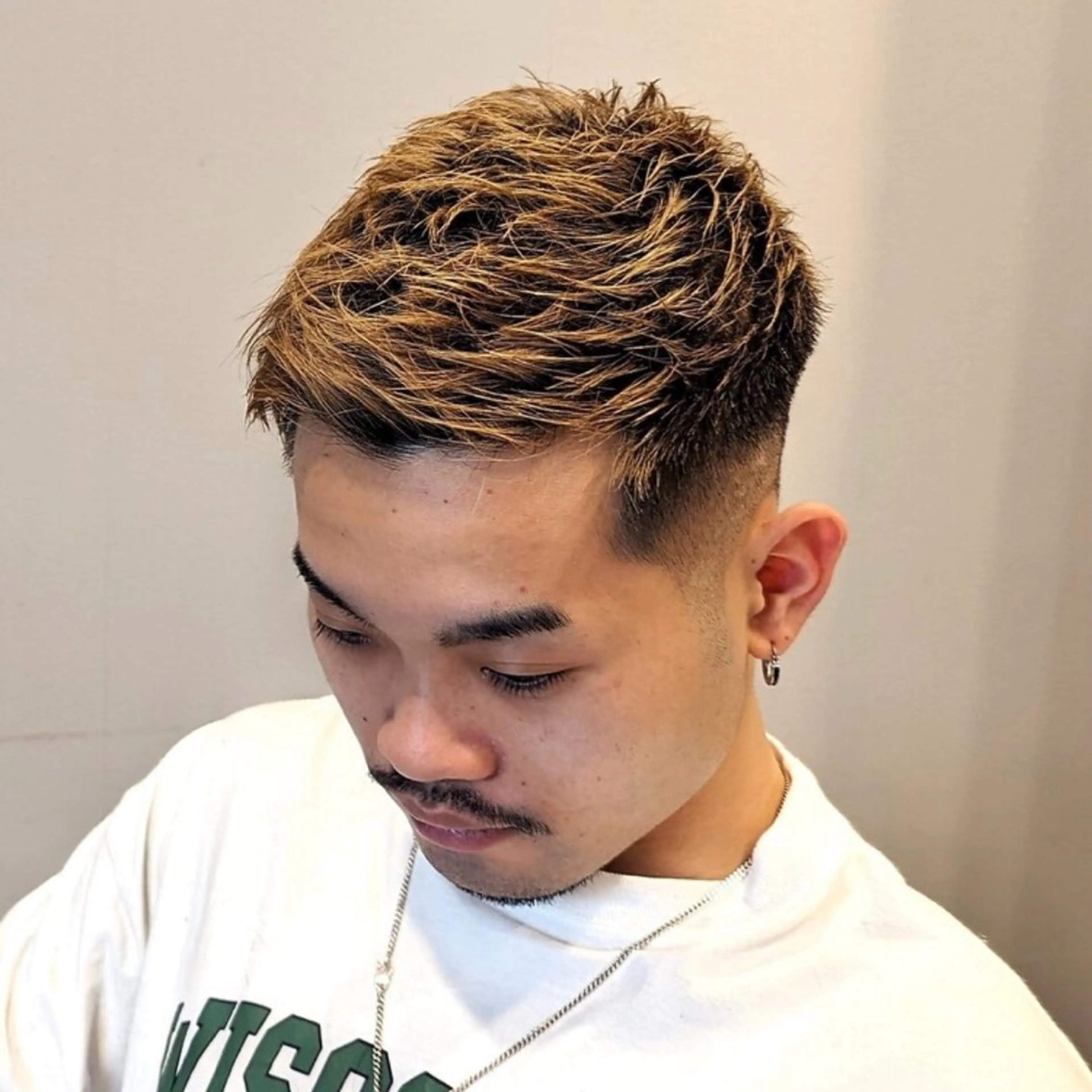 カラー メンズ ヘアカラー CUFFIA💈 天王寺メンズバーバーのヘアスタイル