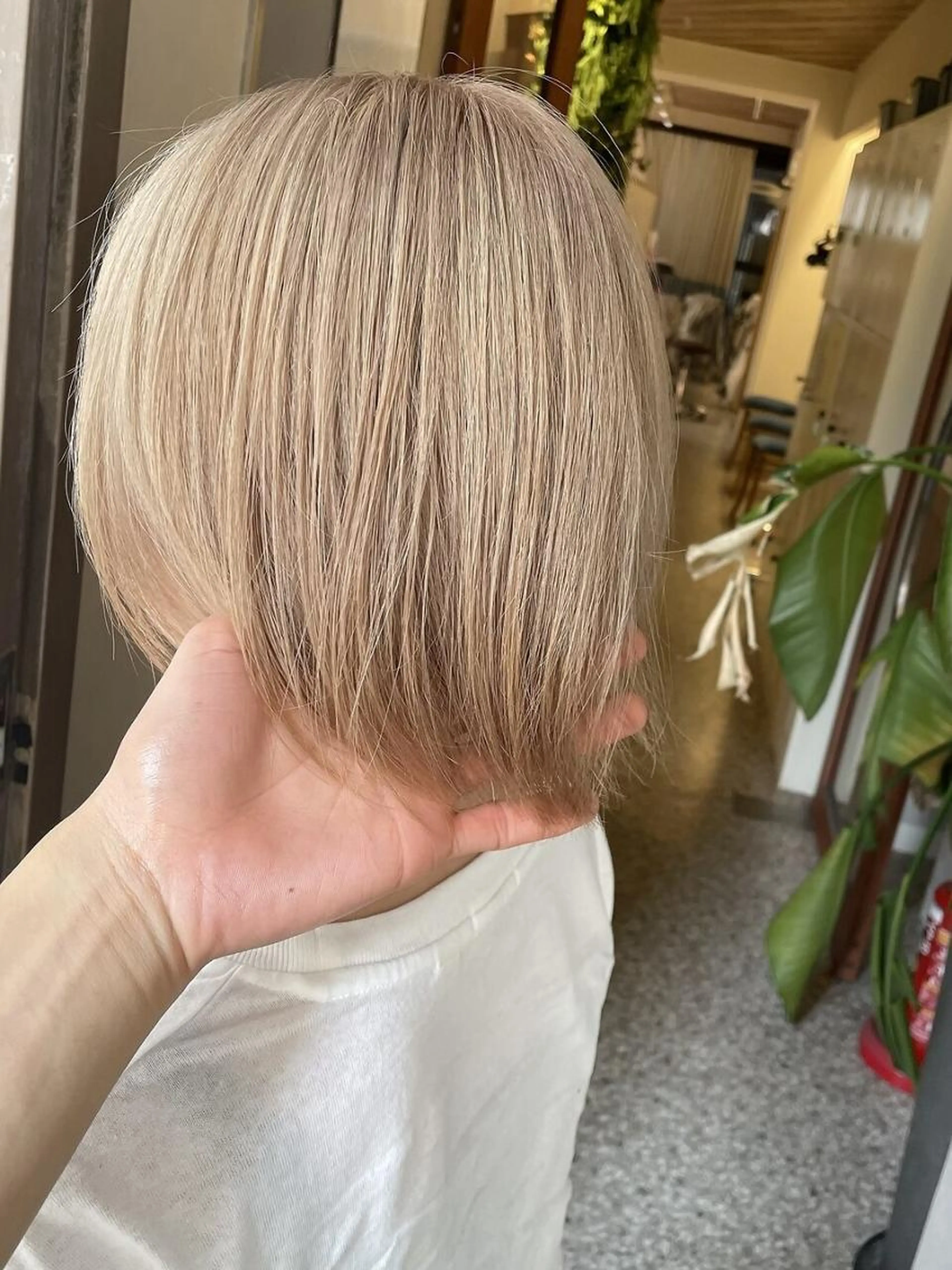 【Wカラー】ケアブリーチ+カラー+プレトリートメント ¥11500(天神/大名)の写真