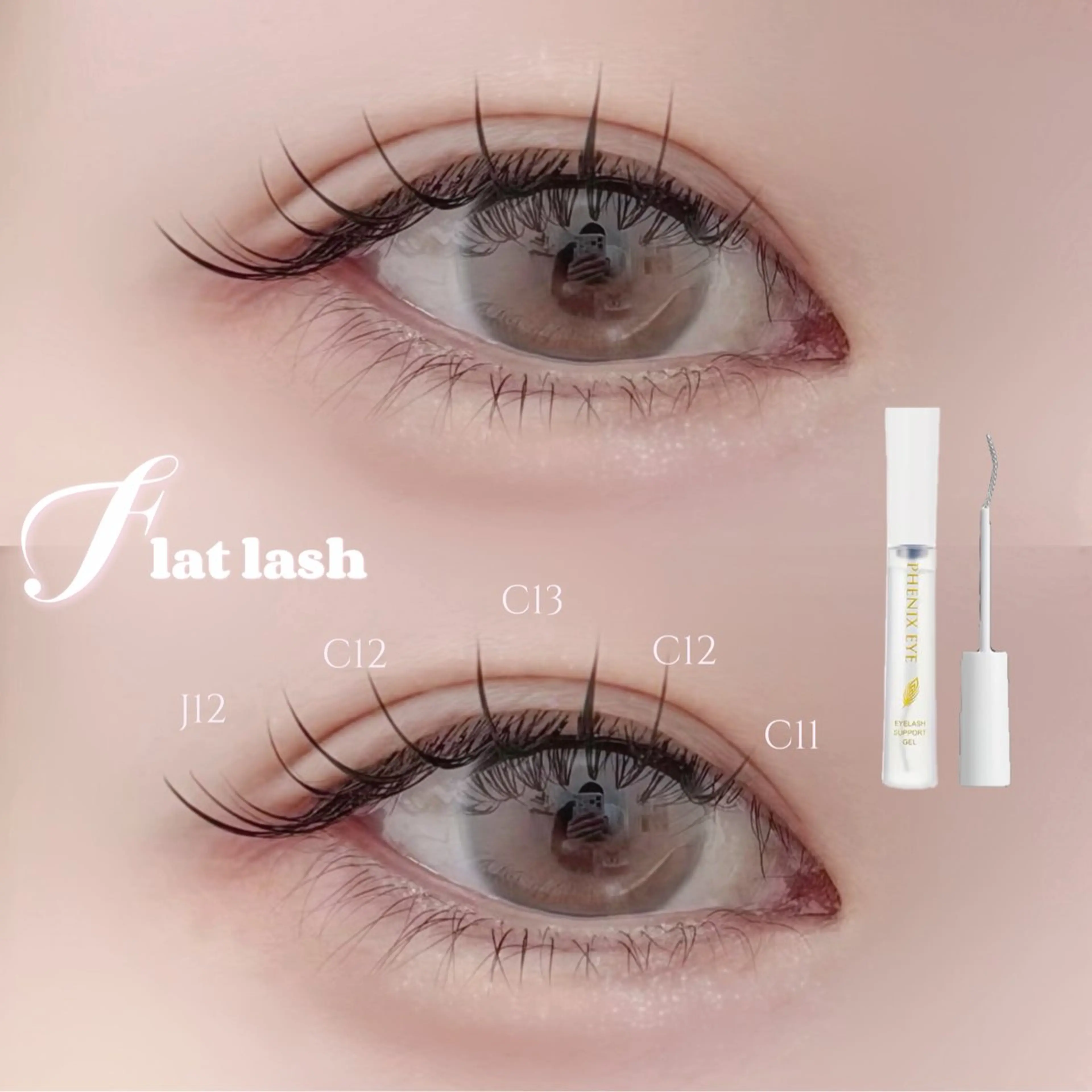 🌼練習モデル※注意事項ご確認ください⚠️マツエクフラットラッシュ70本まで🐣の写真