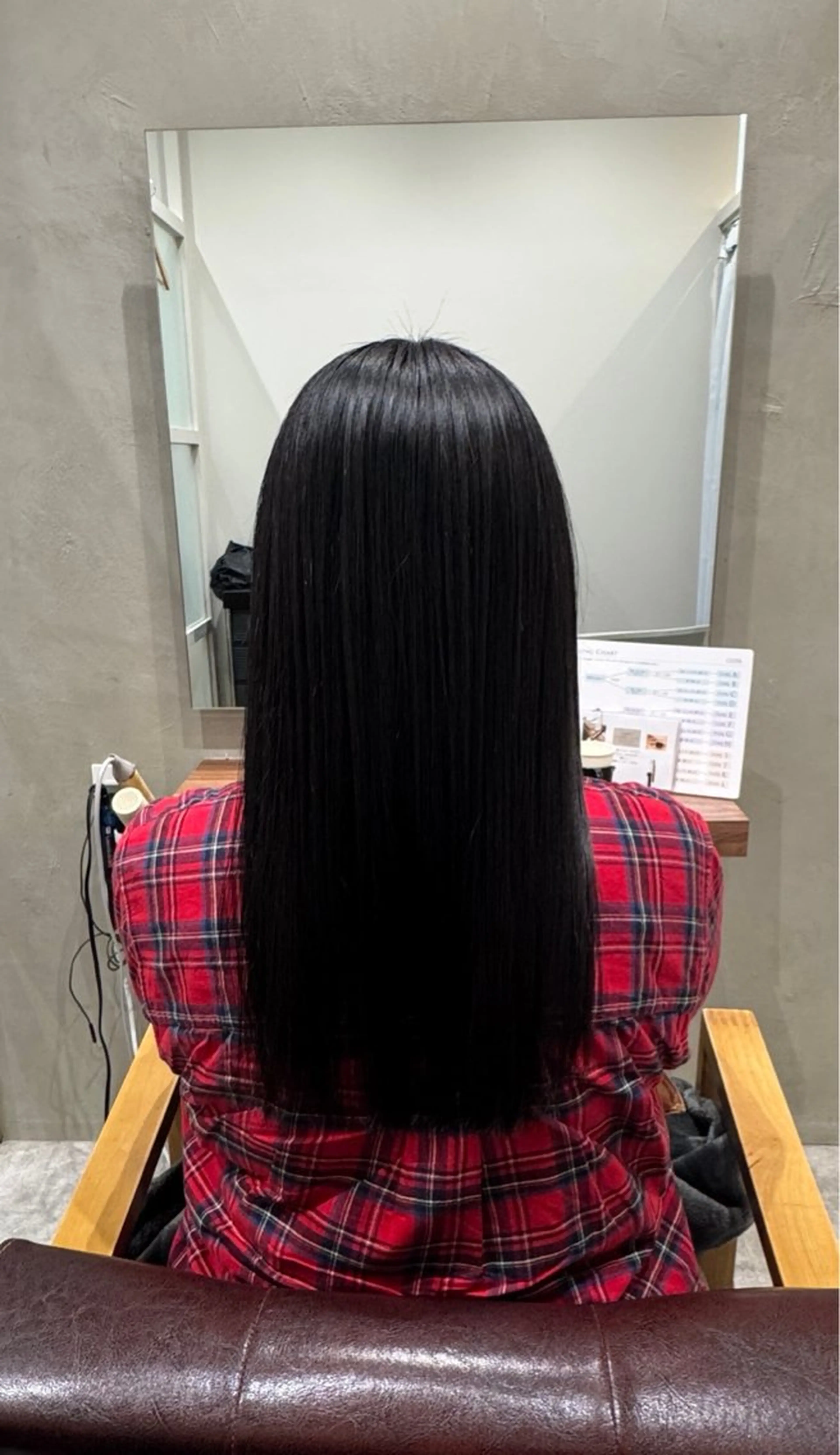 ロング 縮毛矯正 トリートメント 新宿 /髪質改善/ 縮毛矯正/ヒュウガのヘアスタイル