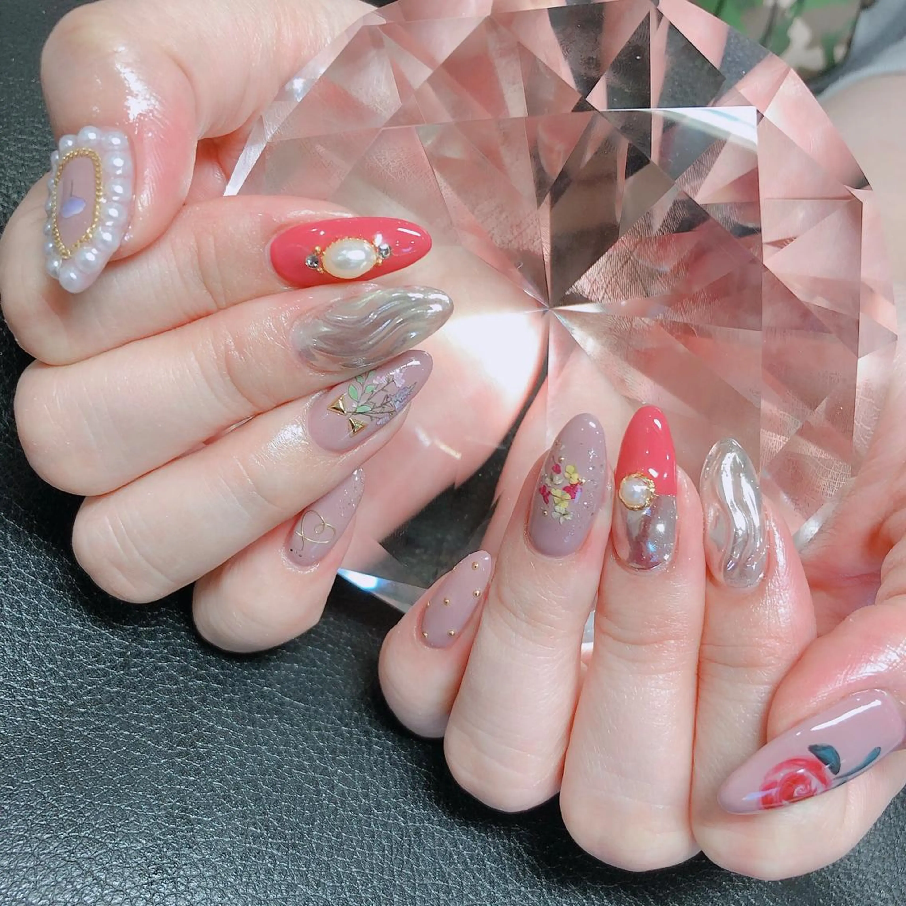 ネイル スカルプネイル Nail salon Stellaのネイルデザイン