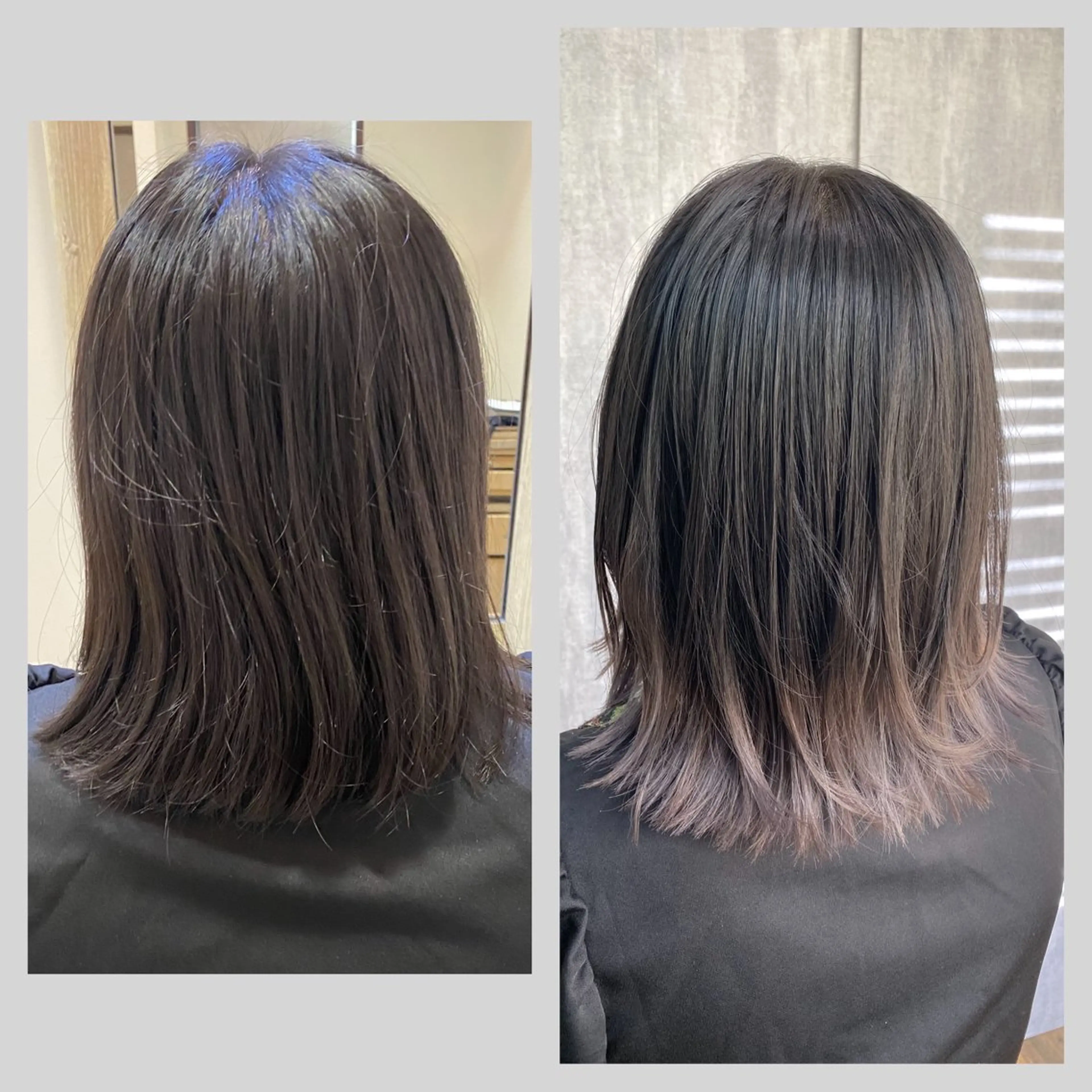 カラー ブリーチ グラデーションカラー 佐藤 沙也輝のヘアスタイル