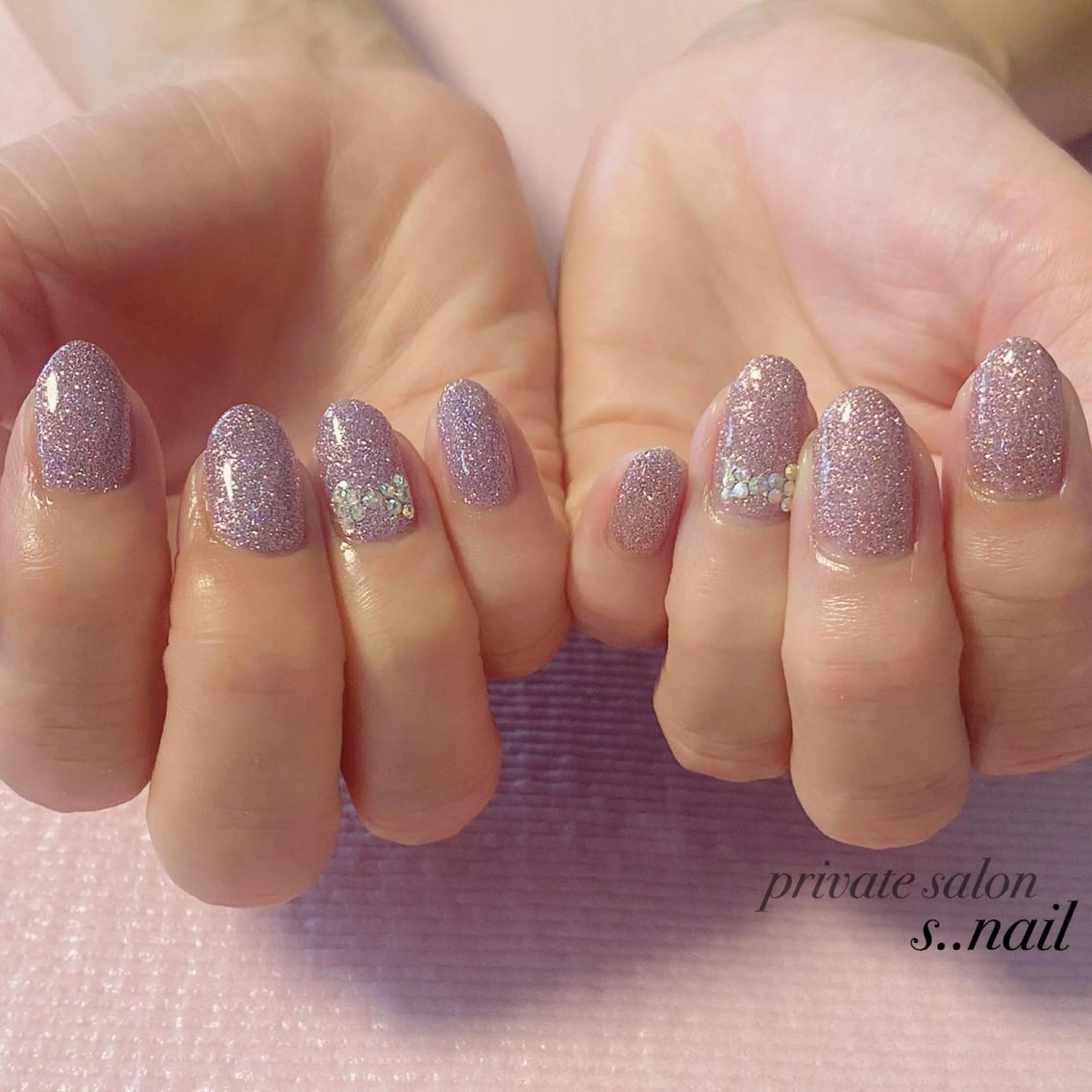 ネイル ピンク パープル ハンドネイル フットネイル s..nail / MORITAのネイルデザイン