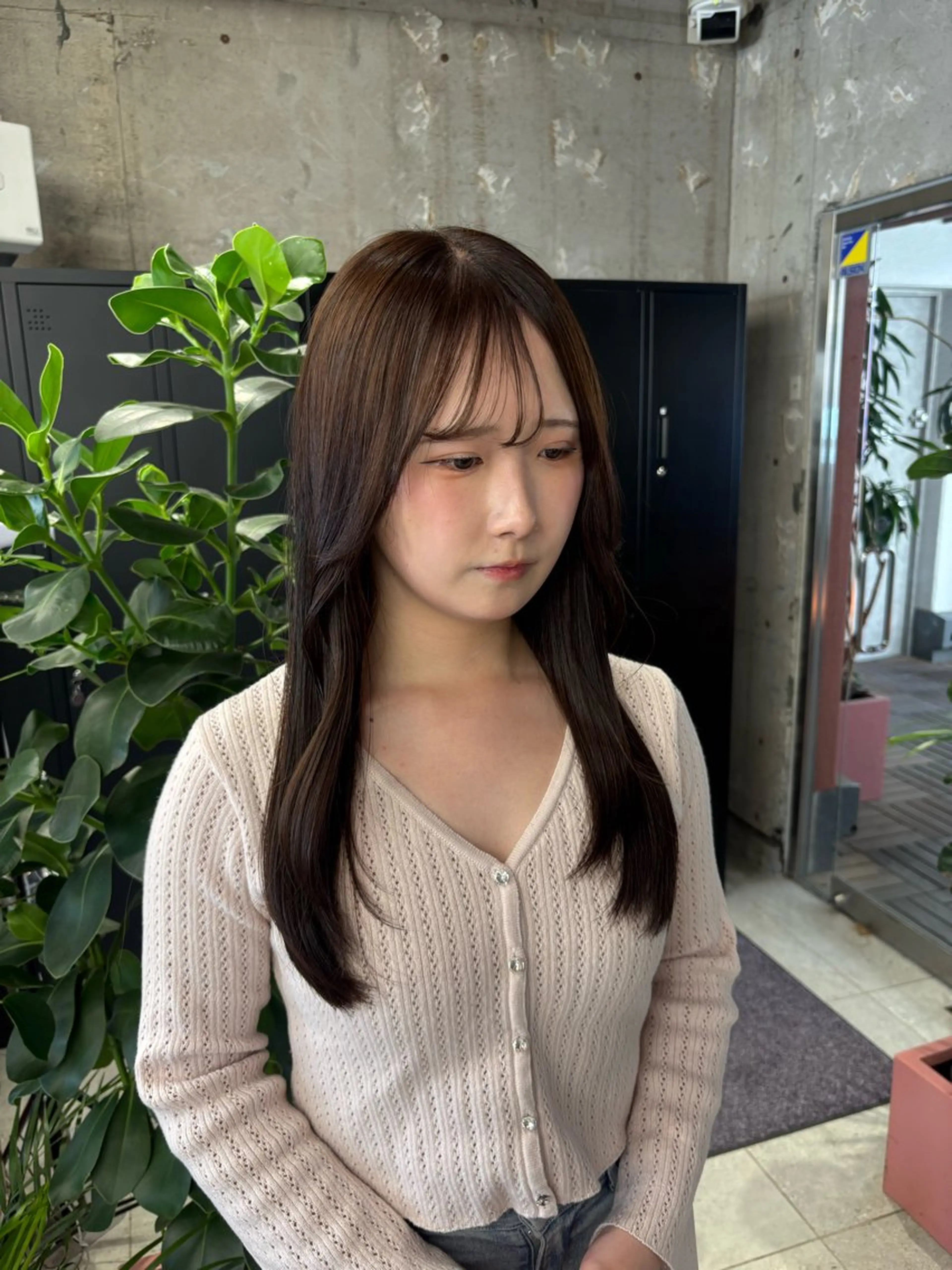 ロング カラー カット ヘアカラー トリートメント ほらぐち るいのヘアスタイル