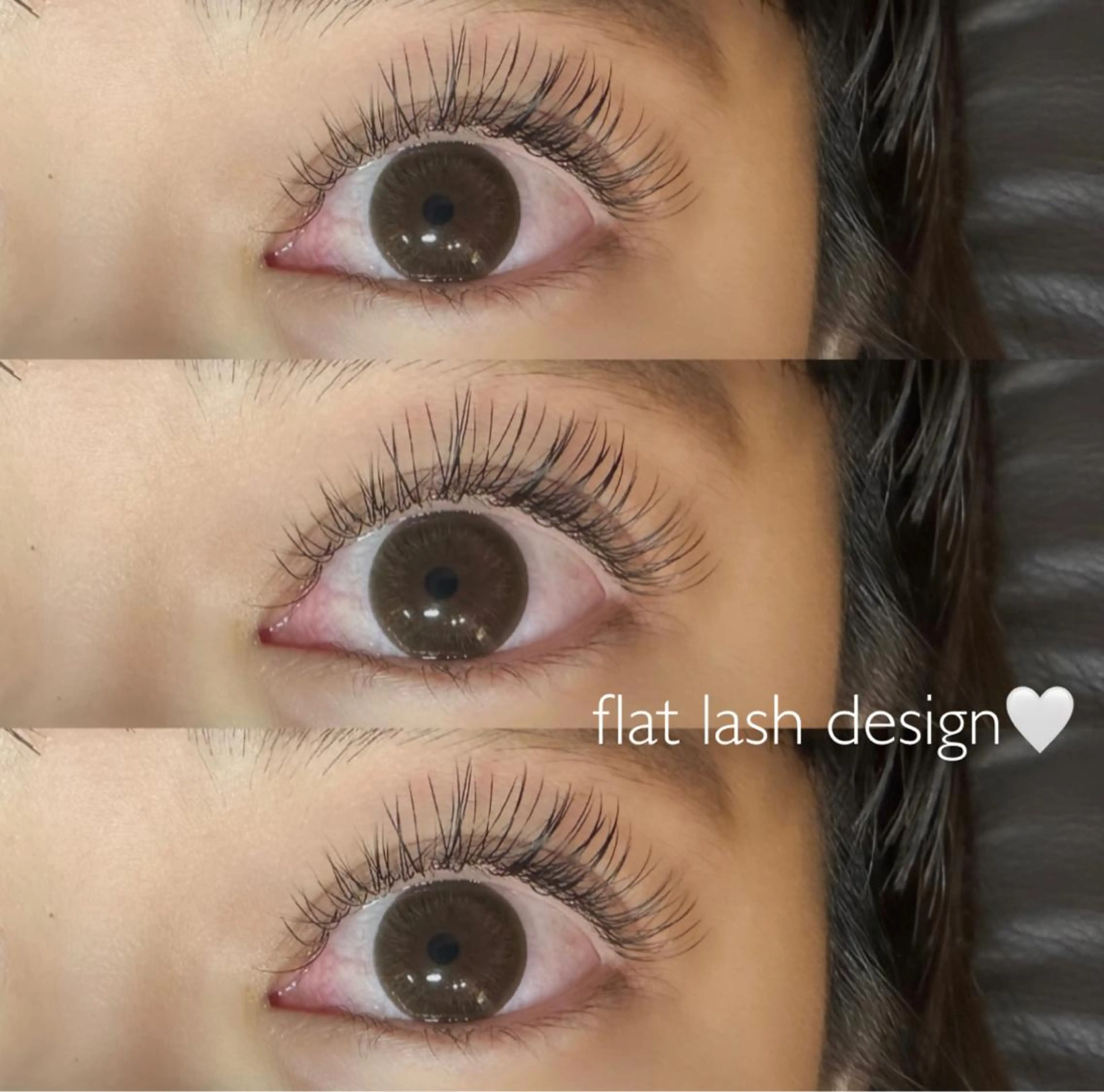 【フラットラッシュ🦢】120本《他店オフ&コーティング込》の写真