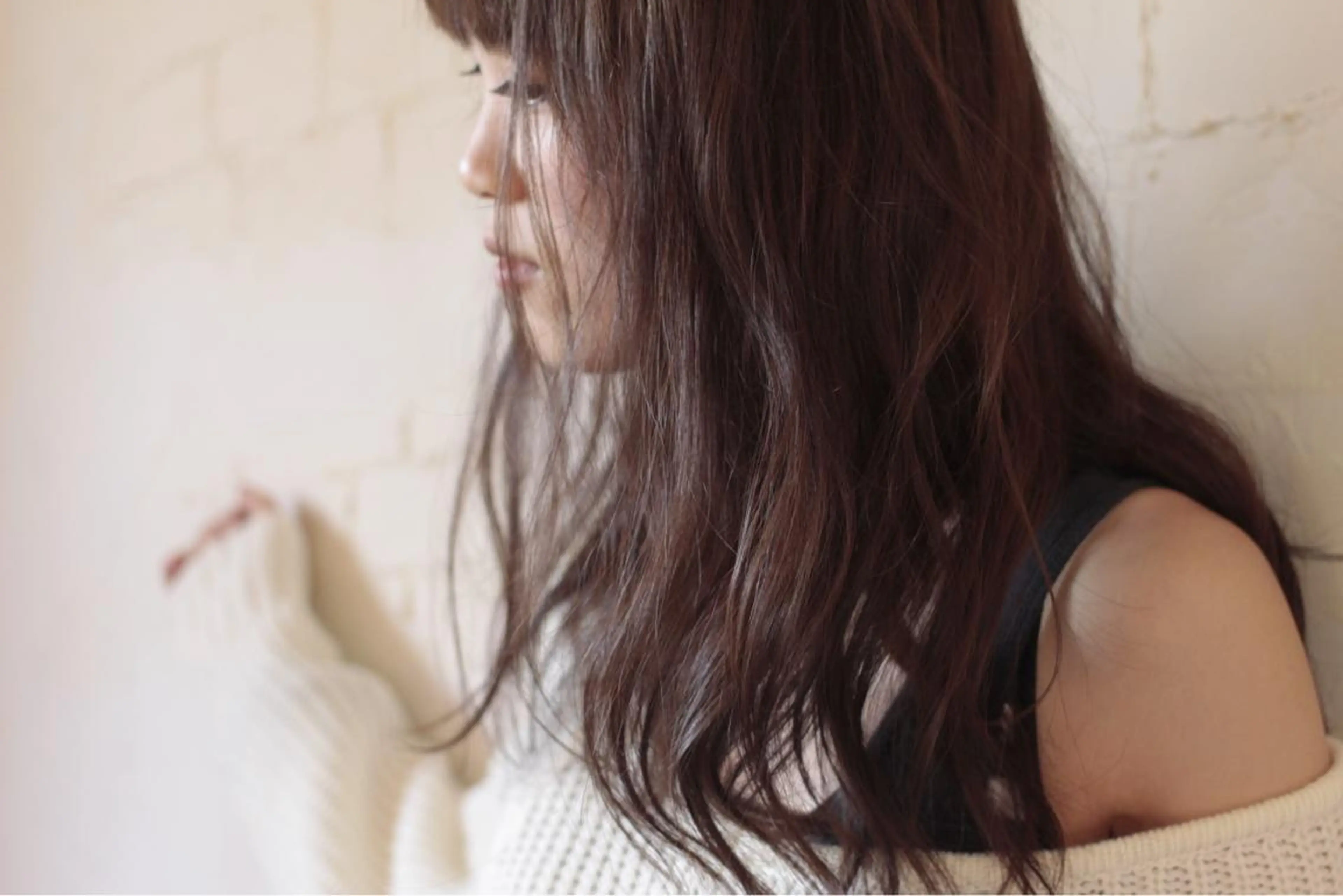 セミロング ロング カラー パーマ 松田 由貴のヘアスタイル