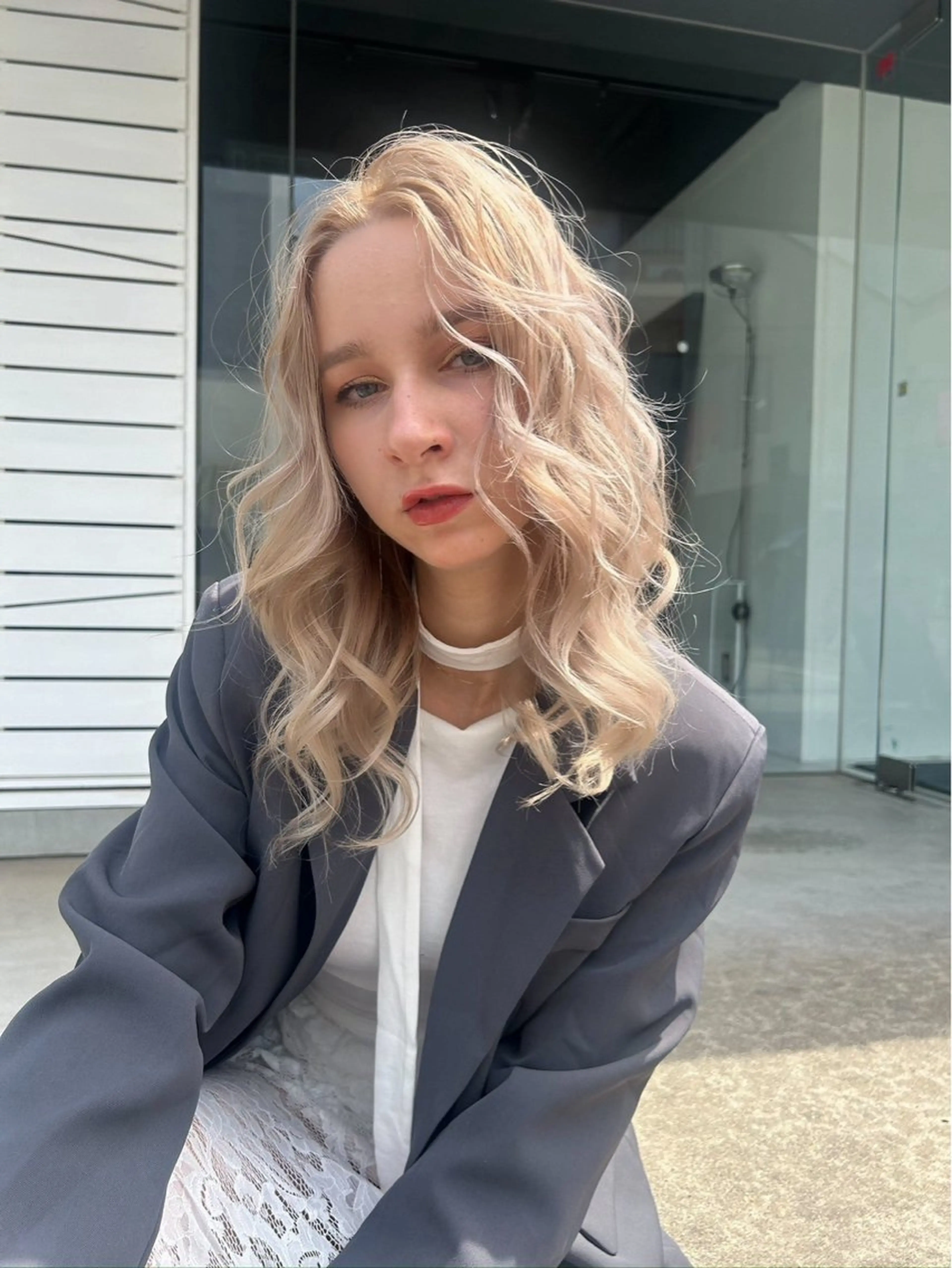 ロング 大人の海外ハイライト coconoのヘアスタイル
