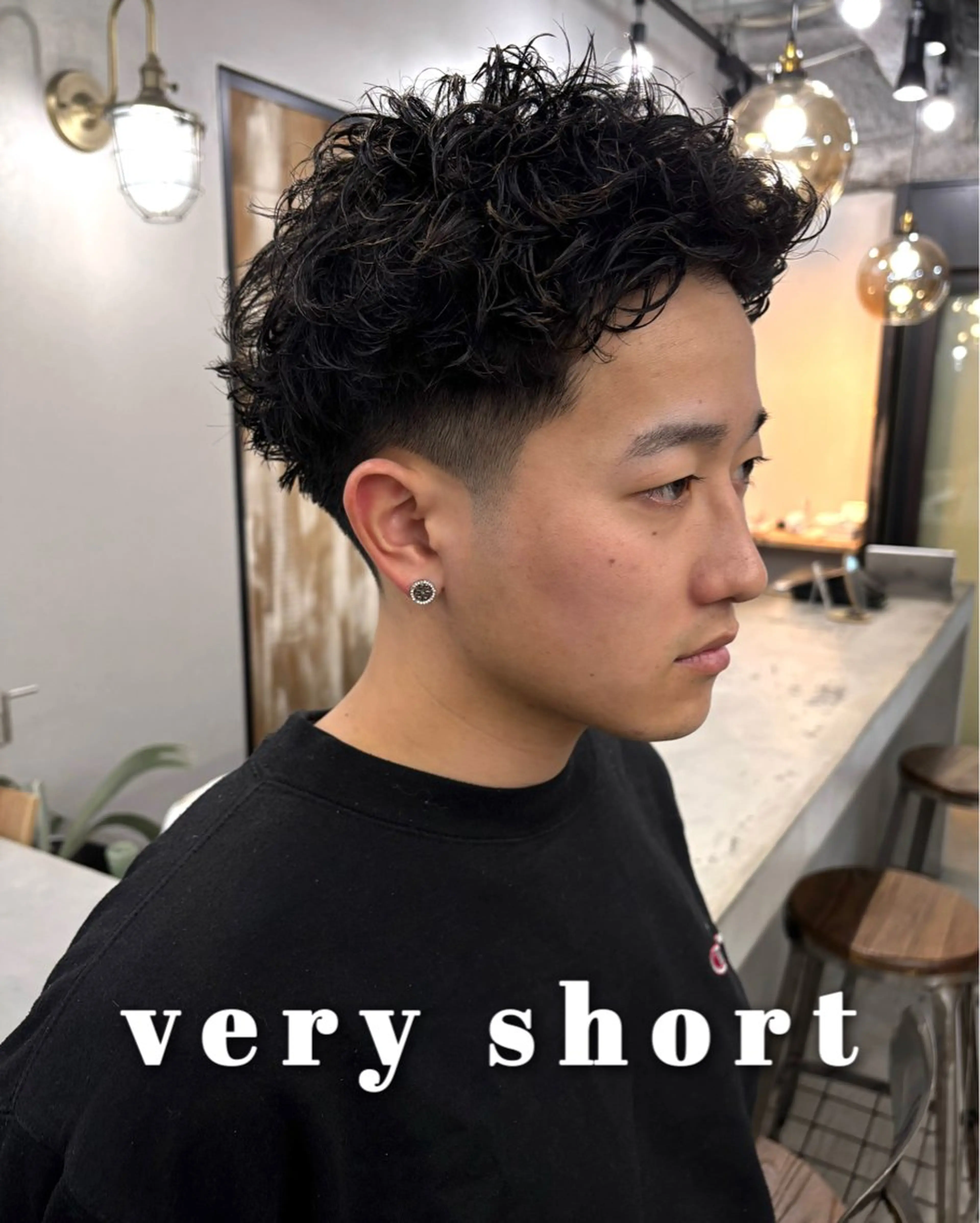 ショート パーマ メンズ メンズベリーショート ベリーショート くせ毛 ショートヘア カット パーマ 💈メンズ特化💈 テッペイのヘアスタイル