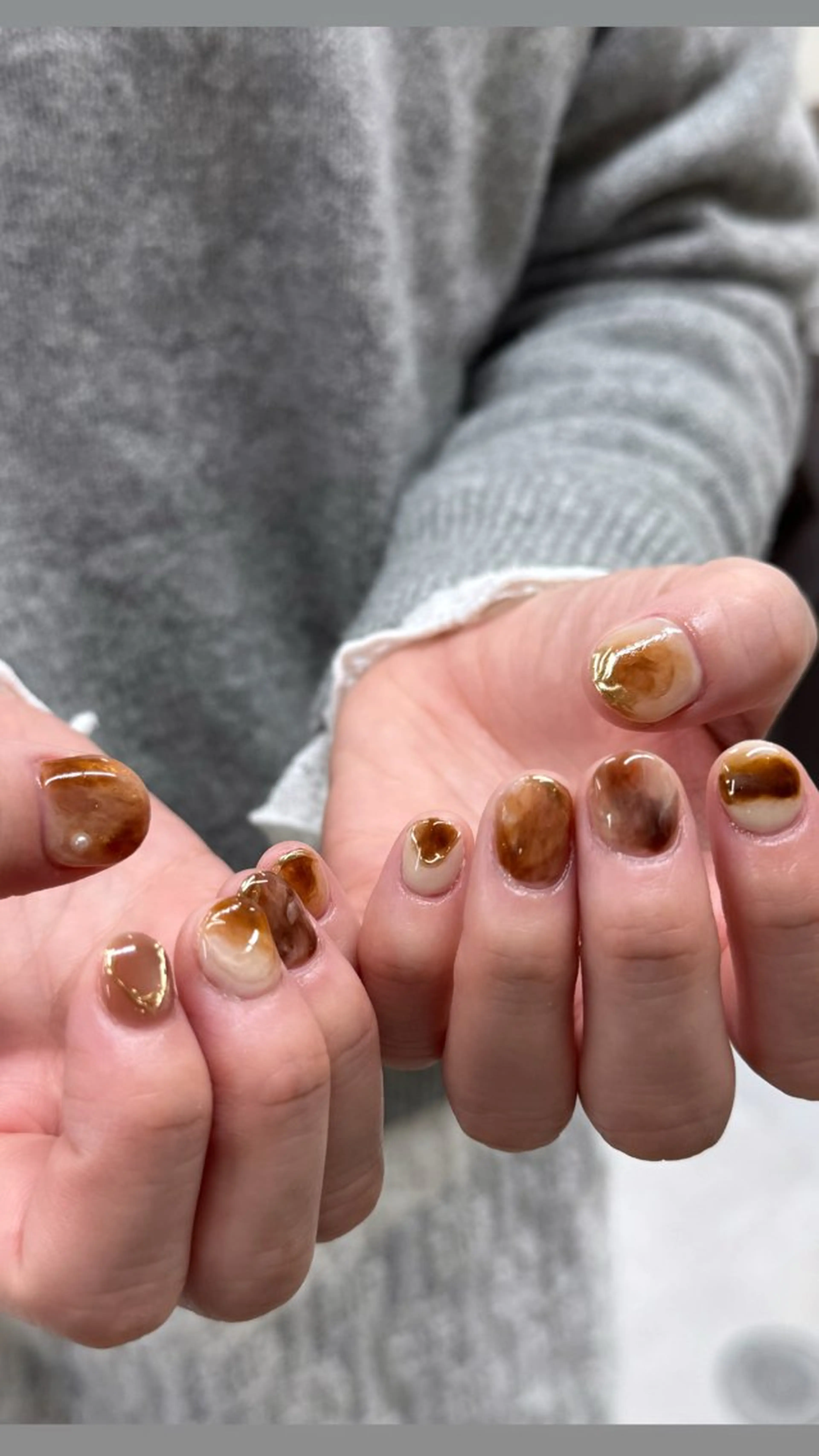 ネイル アートネイル ニュアンスネイル Ihoji Hotaruのネイルデザイン