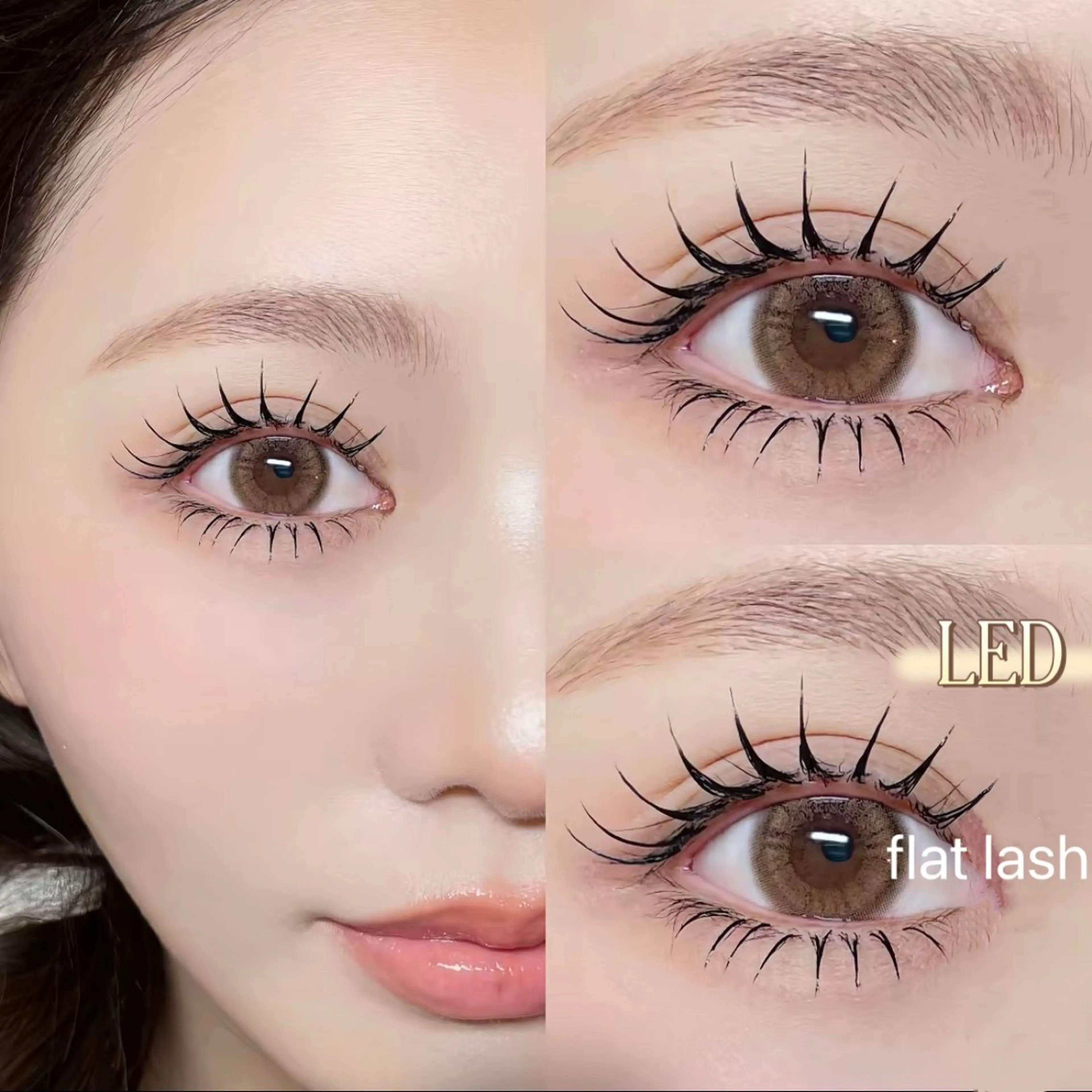 マツエク・マツパ バインドロック 束感まつ毛 フラットラッシュ ナチュラル パリジェンヌラッシュリフト YK Beauty Salonのマツエク・マツパデザイン