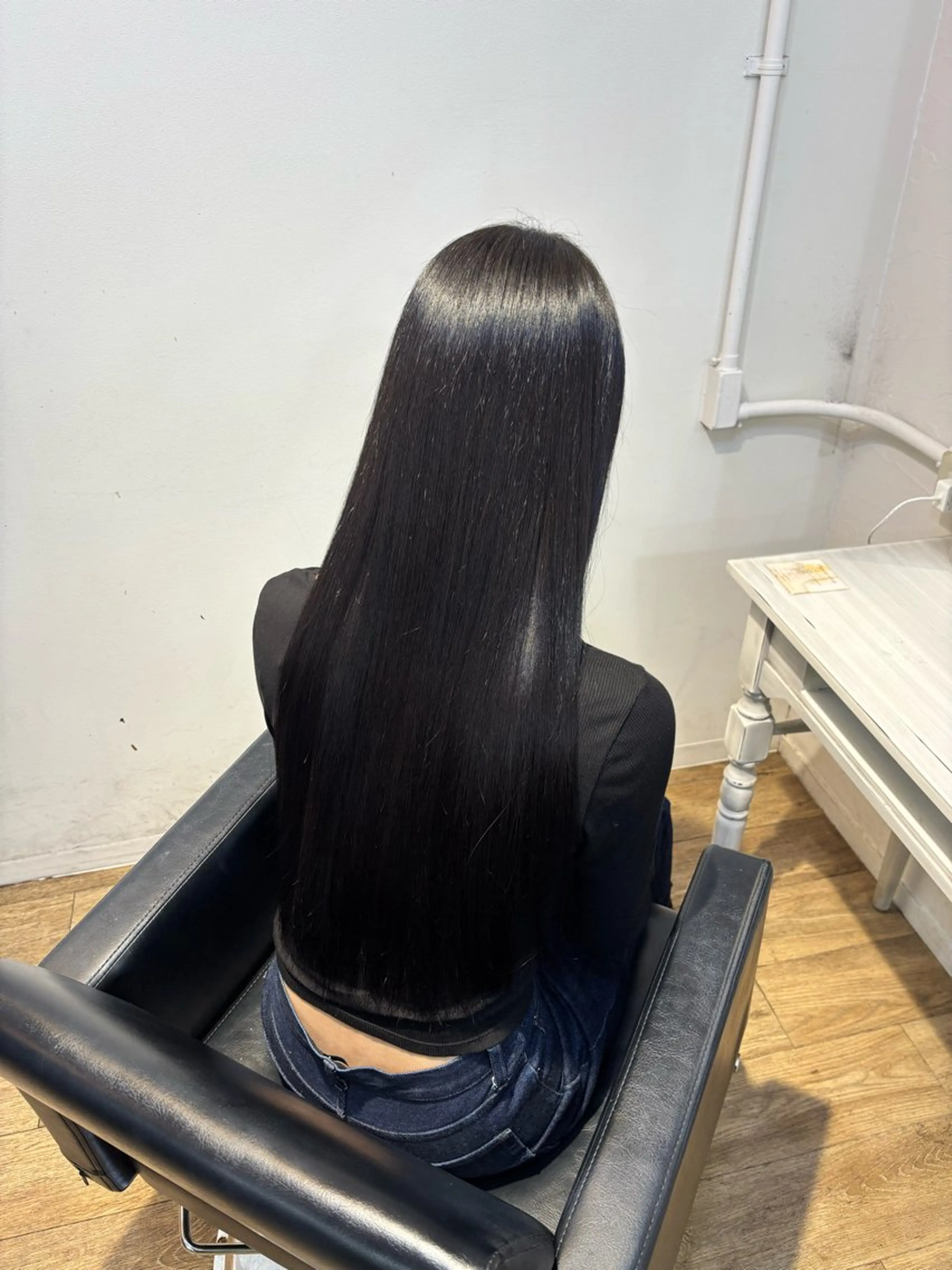 ロング パーマ 縮毛矯正 トリートメント 艶髪カラー/ 茶屋町/王子凌汰のヘアスタイル