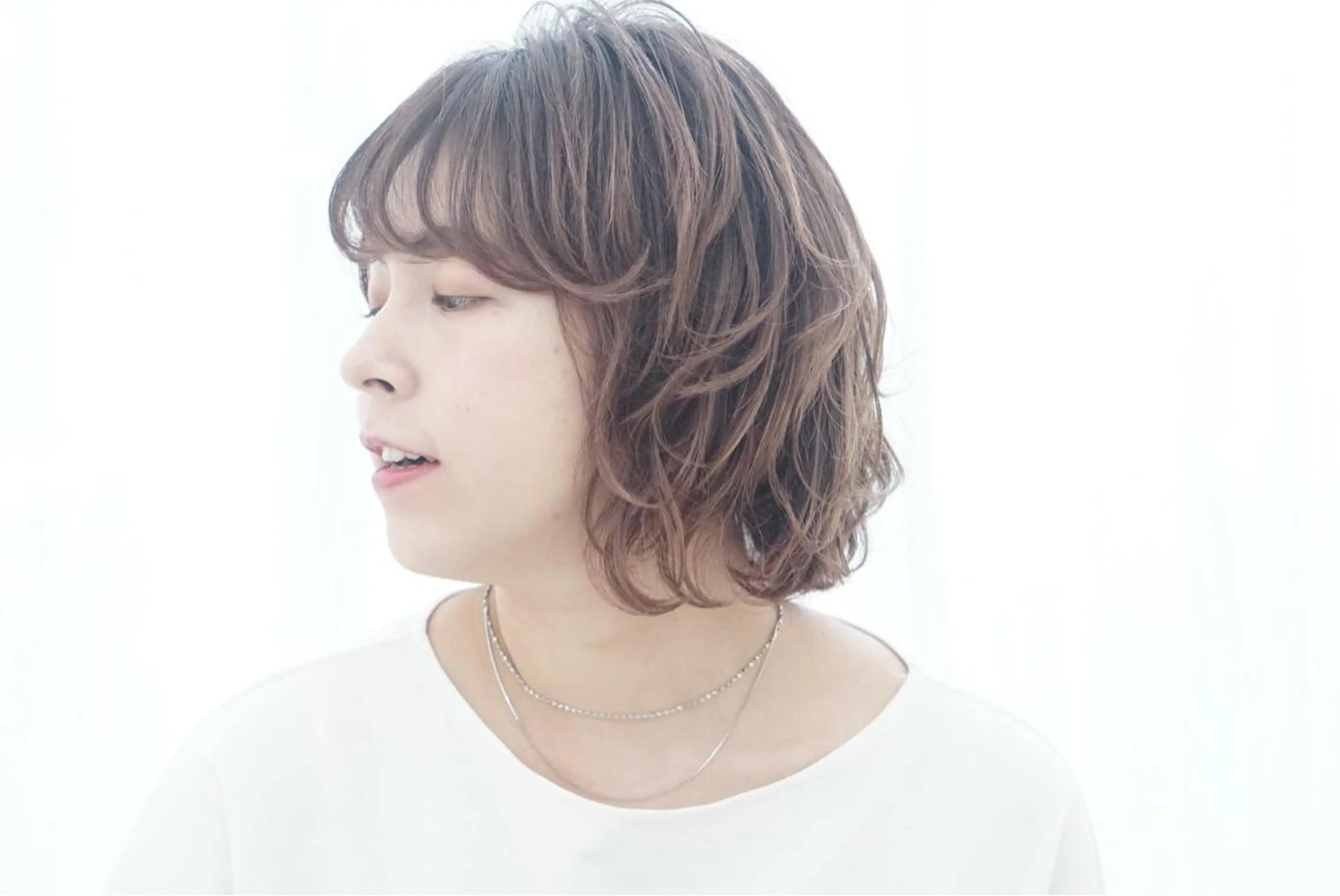 ミディアム カラー ボブ ✨店長 鈴木輝✨のヘアスタイル