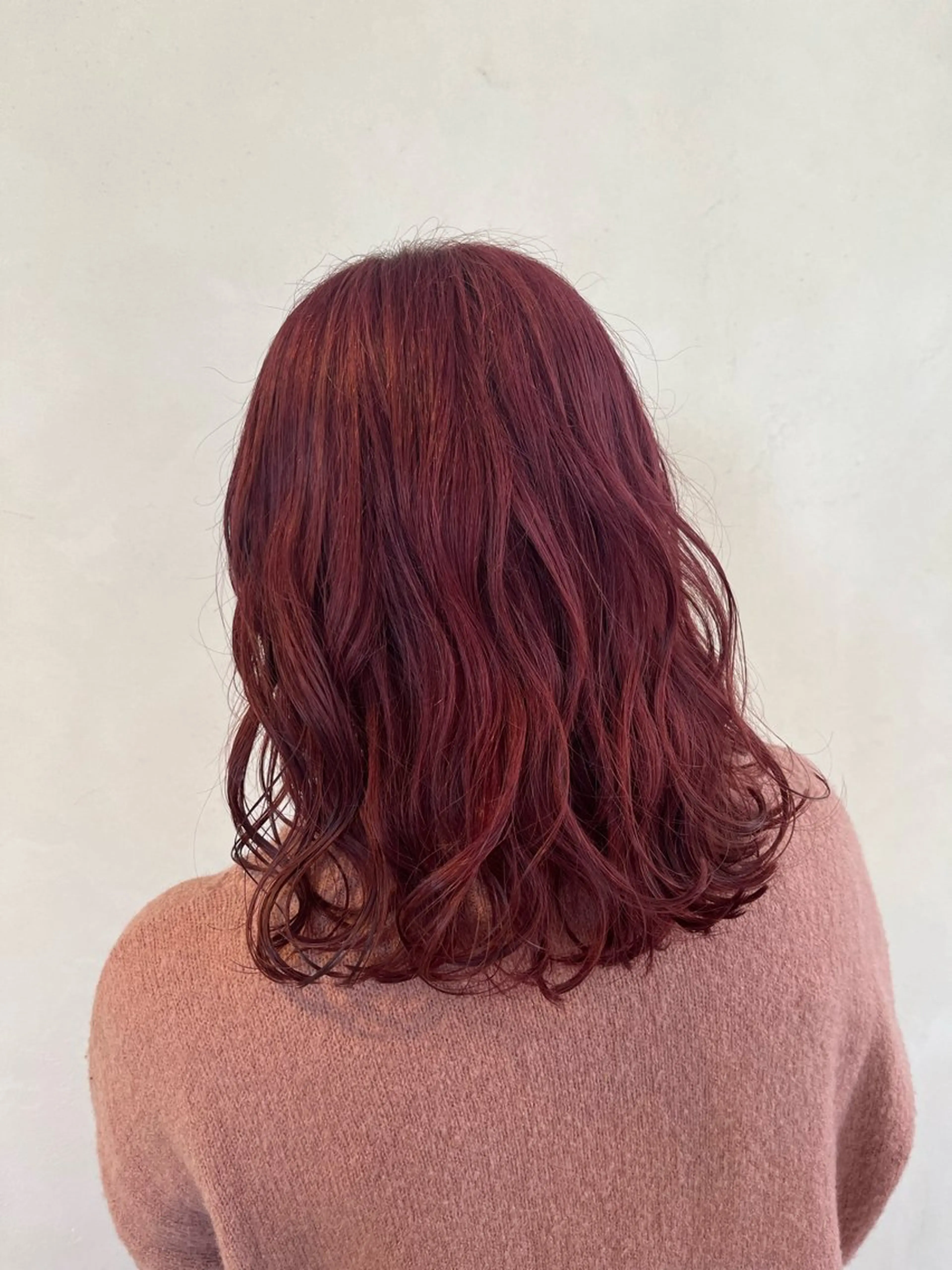 ミディアム カラー ブリーチ 艶髪ブリーチ/レイヤ ー/竹本幸希のヘアスタイル