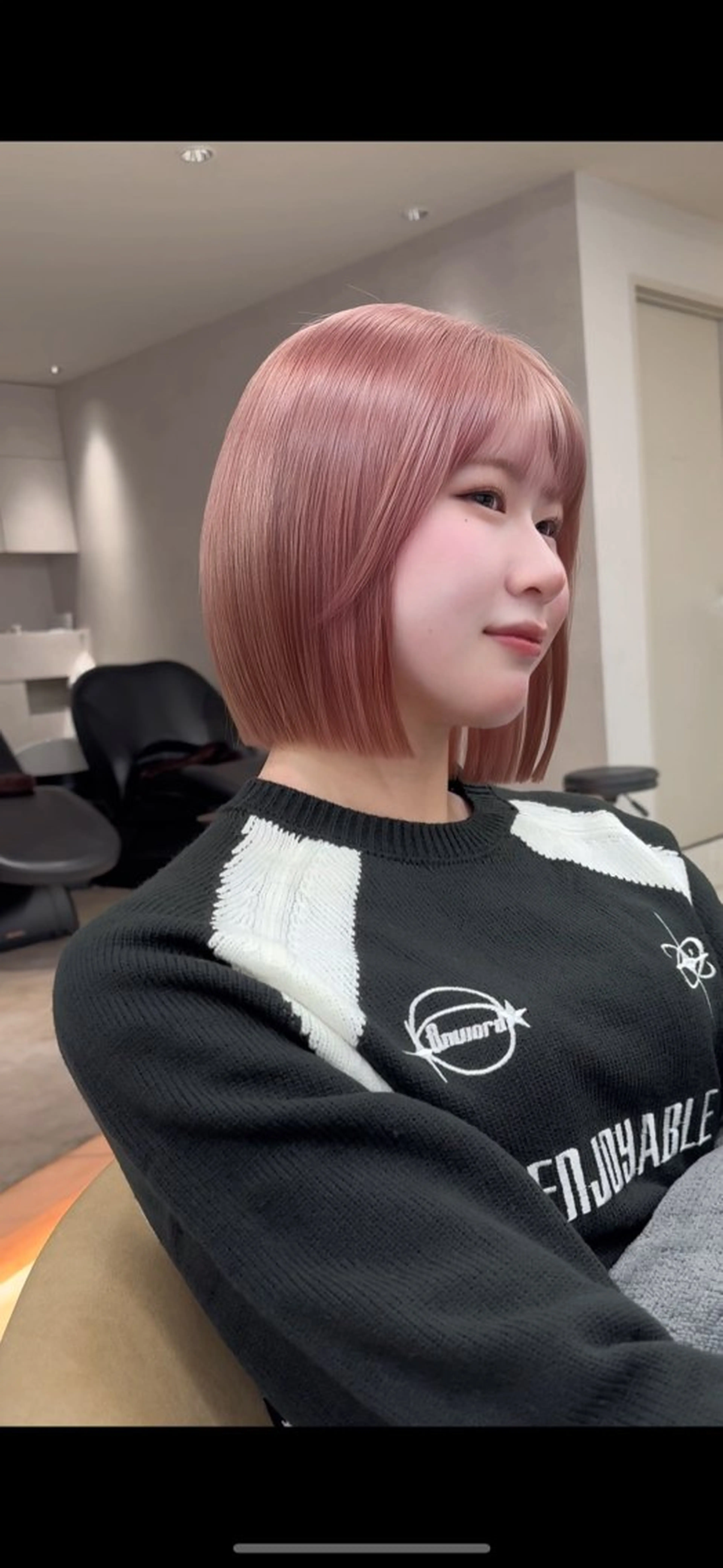 ショート カット ヘアカラー トリートメント レイヤー/韓国❣️ 髪質改善/e_kiのヘアスタイル